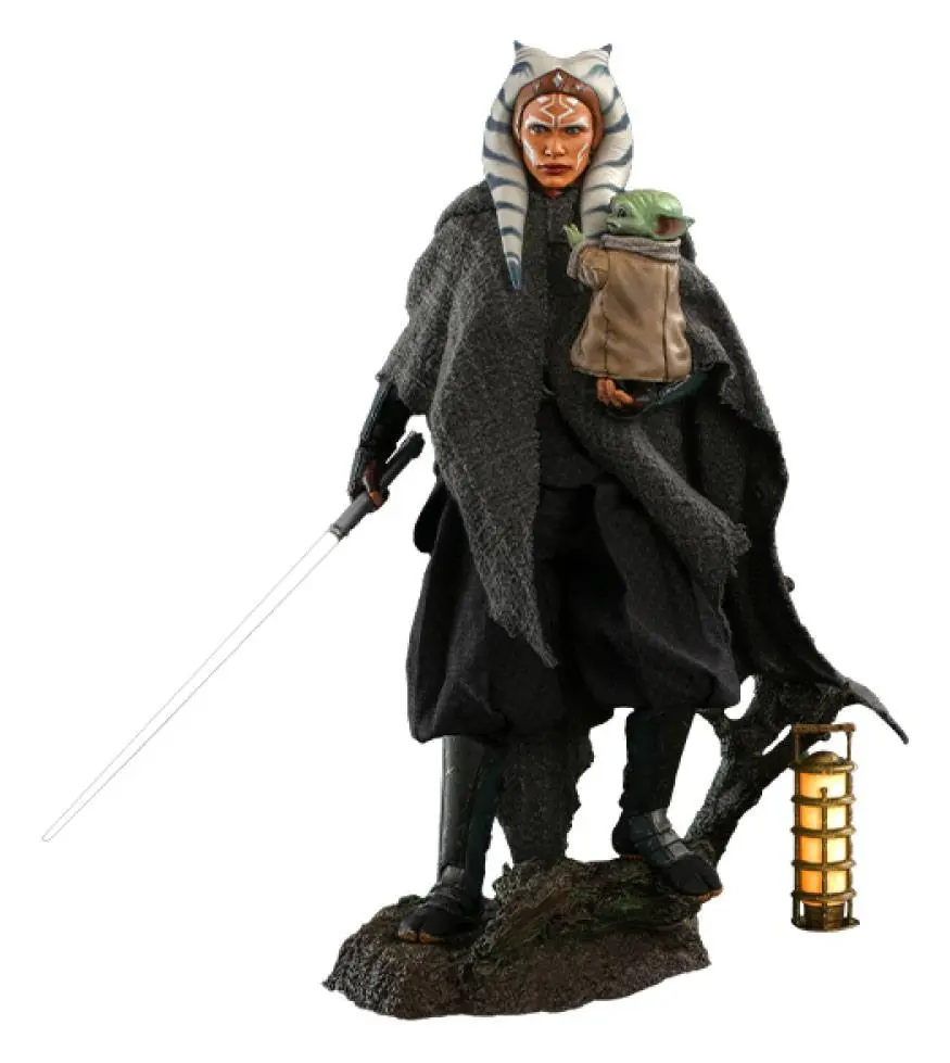 Star Wars The Mandalorian Figurina de acțiune Set de 2 1/6 Ahsoka Tano & Grogu 29 cm poza produsului