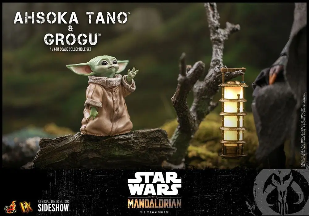 Star Wars The Mandalorian Figurina de acțiune Set de 2 1/6 Ahsoka Tano & Grogu 29 cm poza produsului