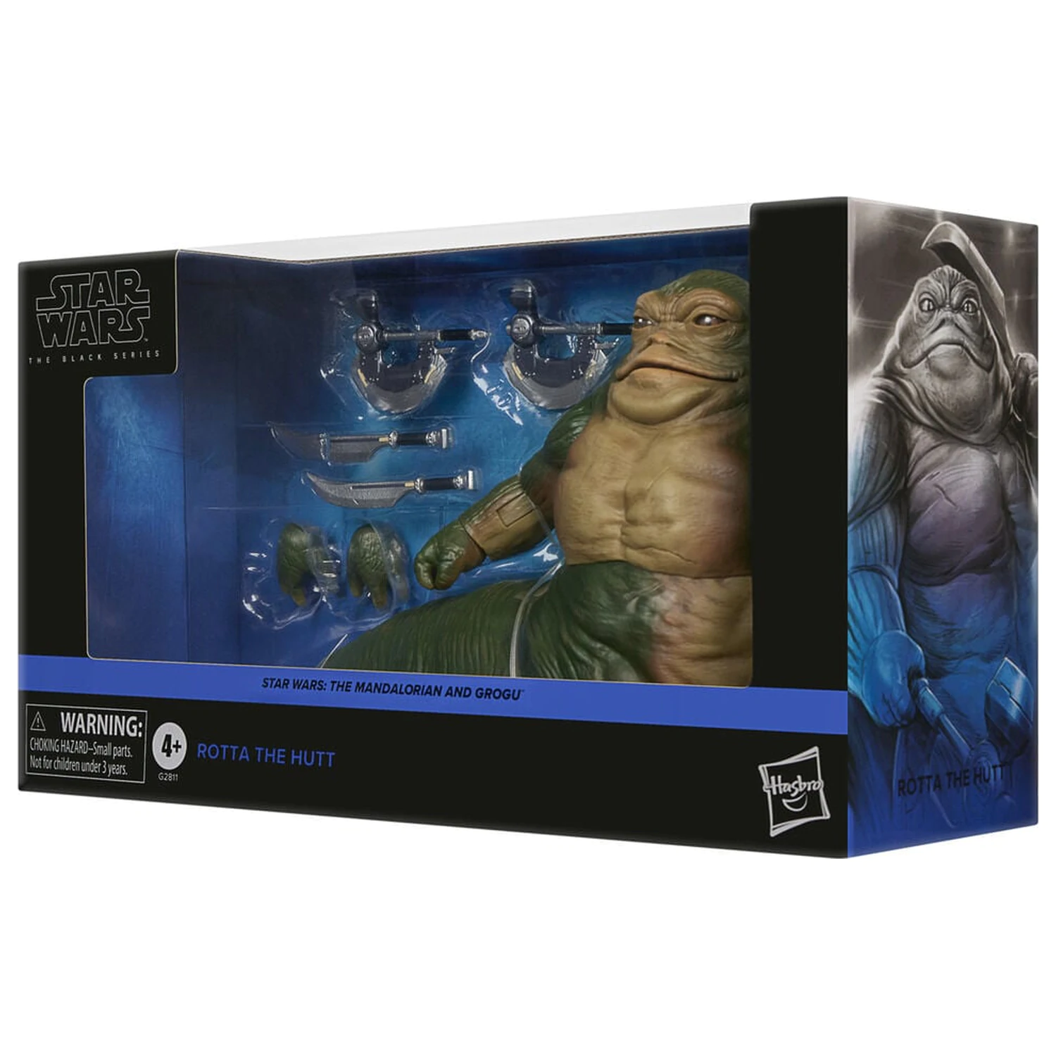 Star Wars The Mandalorian si Grog Rotta The Hutt figura 16cm poza produsului