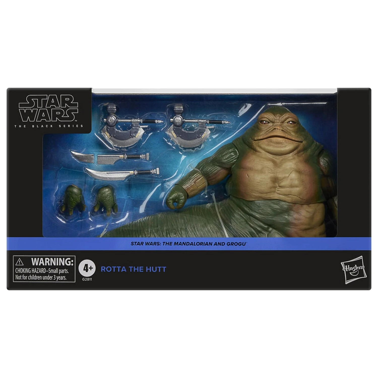 Star Wars The Mandalorian si Grog Rotta The Hutt figura 16cm poza produsului