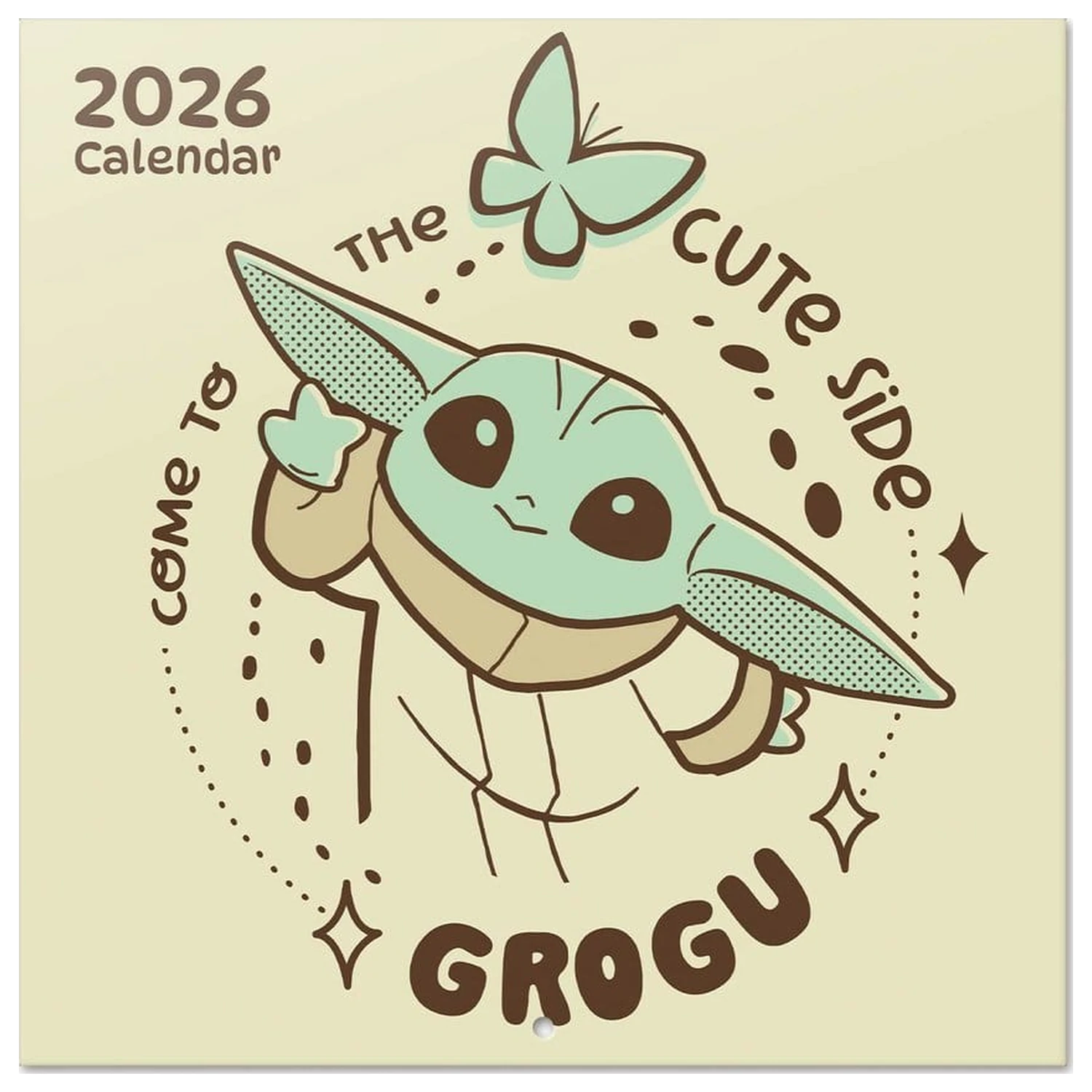 Star Wars The Mandalorian and Grogu Calendar de perete 2027 30 x 30 cm poza produsului