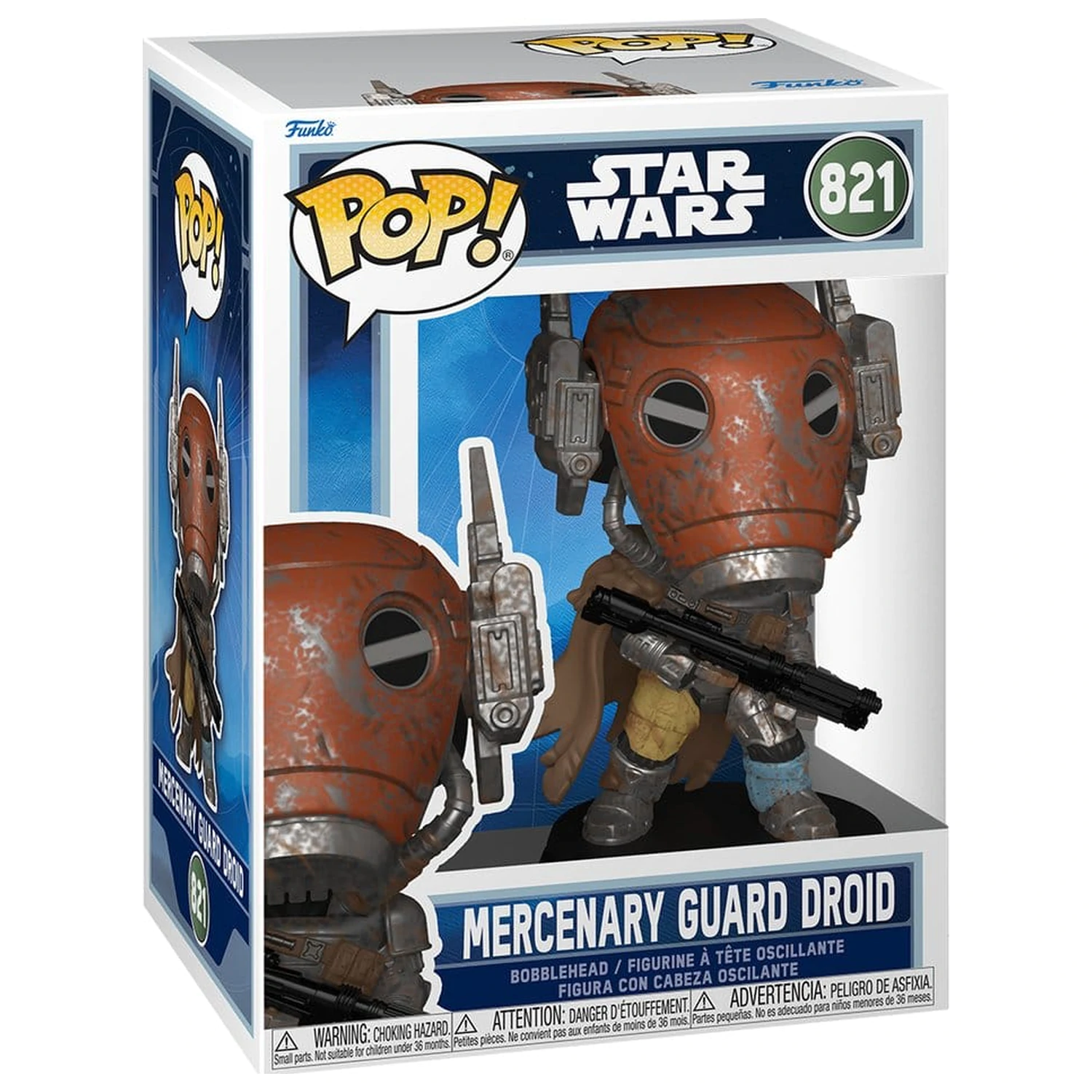 Star Wars: The Mandalorian and Grogu Funko POP! Vinyl Figurina Bobblehead Mercenary Guard Droid 9 cm poza produsului