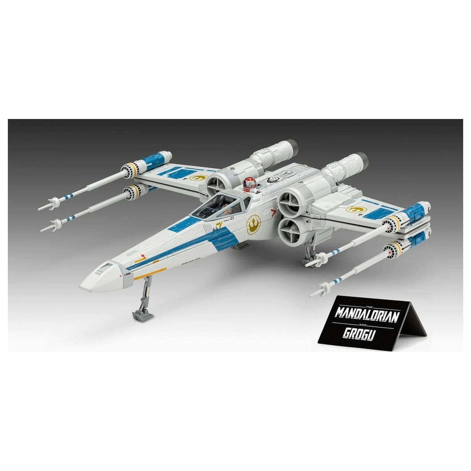 Star Wars The Mandalorian and Grogu Revell Model Kit 1/57 New Republic X-Wing Fighter 22 cm poza produsului