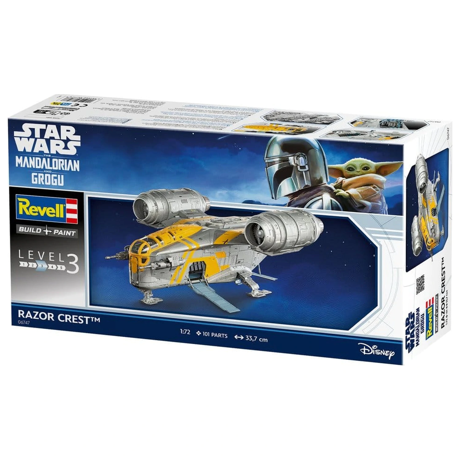 Star Wars The Mandalorian and Grogu Revell Set model 1/72 Razor Crest 34 cm poza produsului