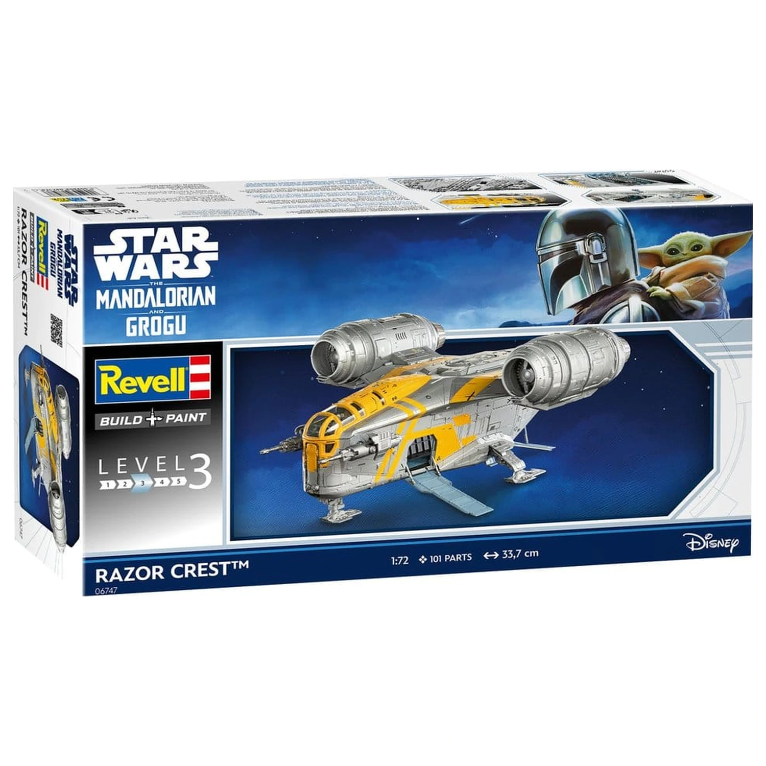 Star Wars The Mandalorian and Grogu Revell Set model 1/72 Razor Crest 34 cm poza produsului