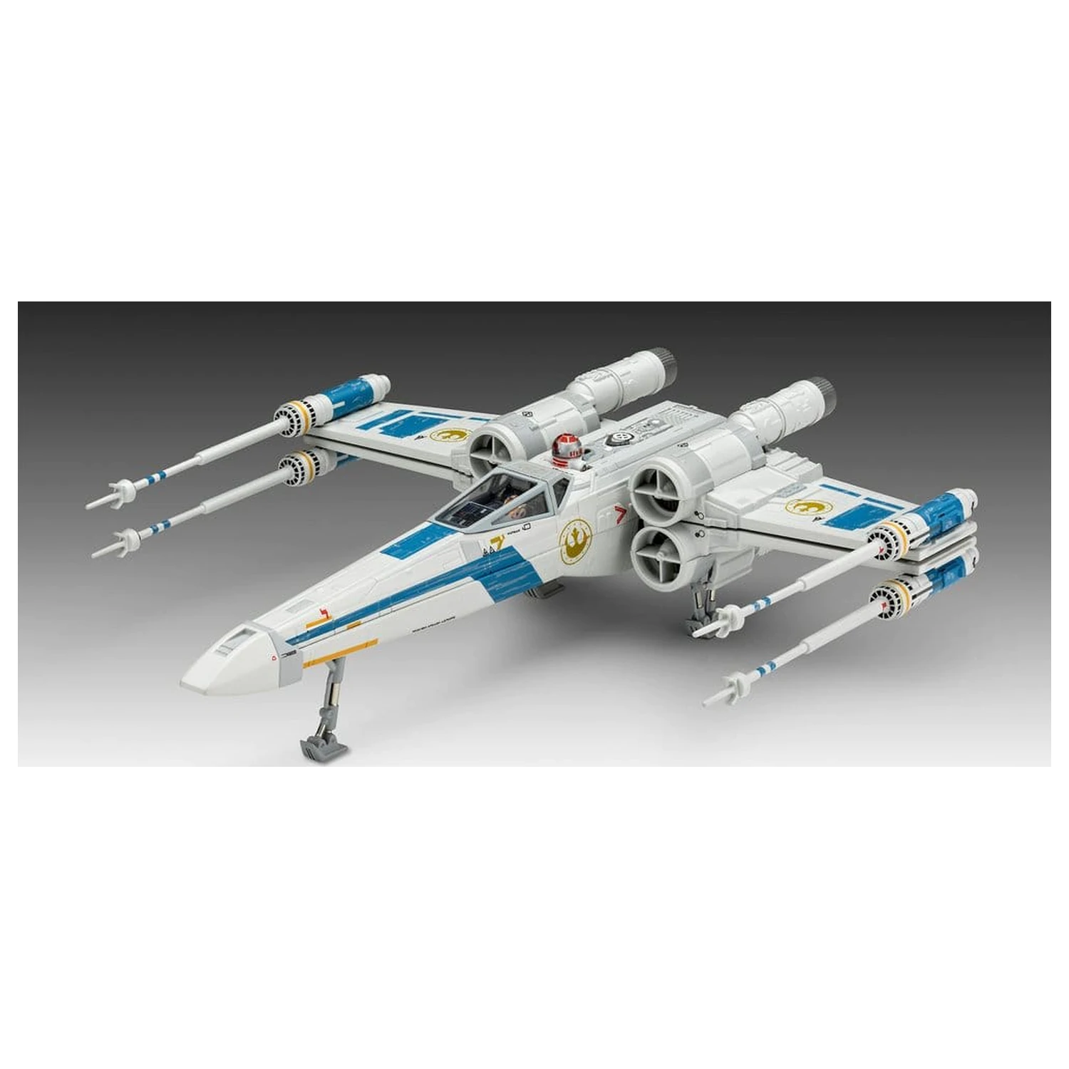 Star Wars The Mandalorian and Grogu Revell Model Set Set de model 1/57 New Republic X-Wing Fighter 22 cm poza produsului