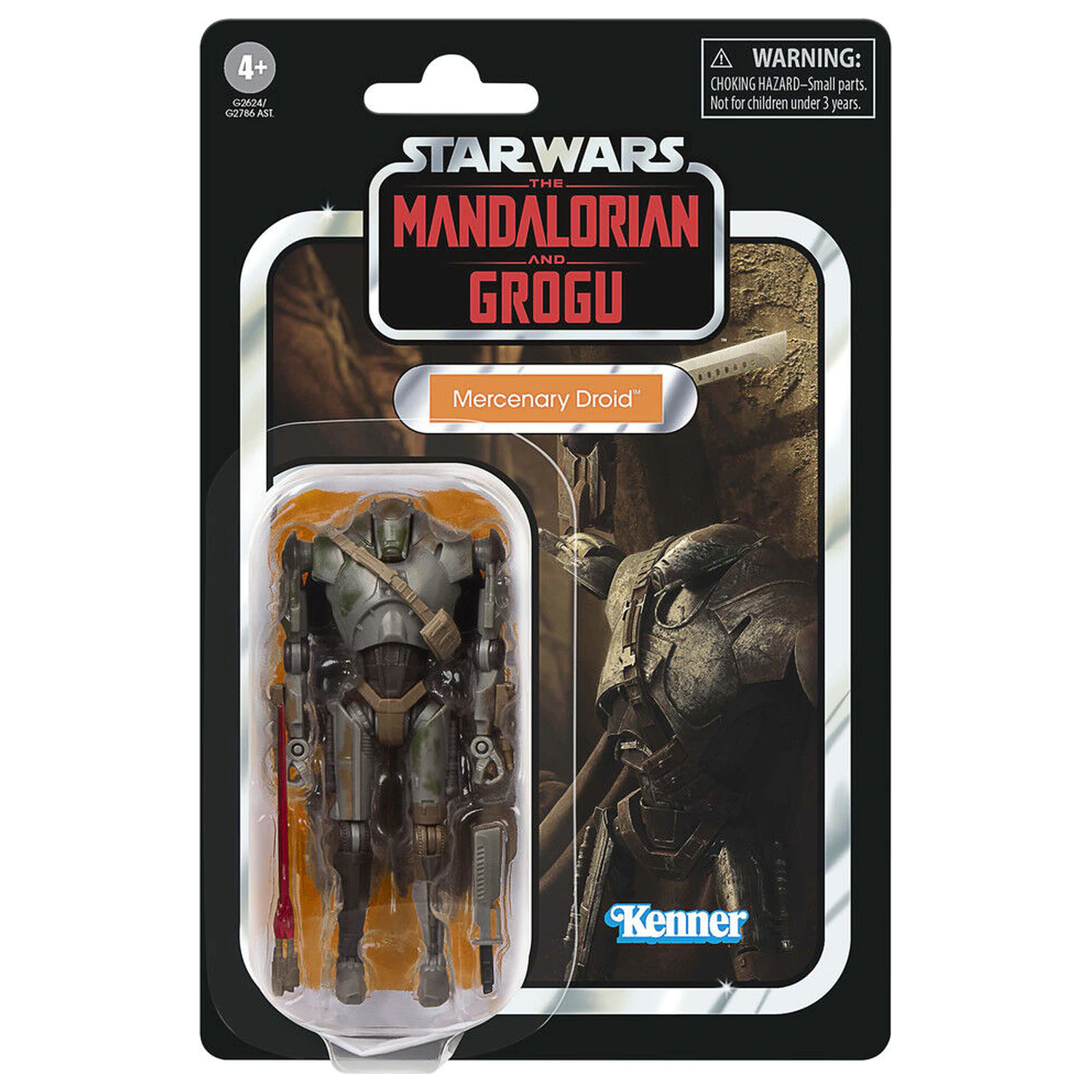 Star Wars The Mandalorian And Grogu Star Wars Kenner Mercenary Droid figurină 10 cm poza produsului
