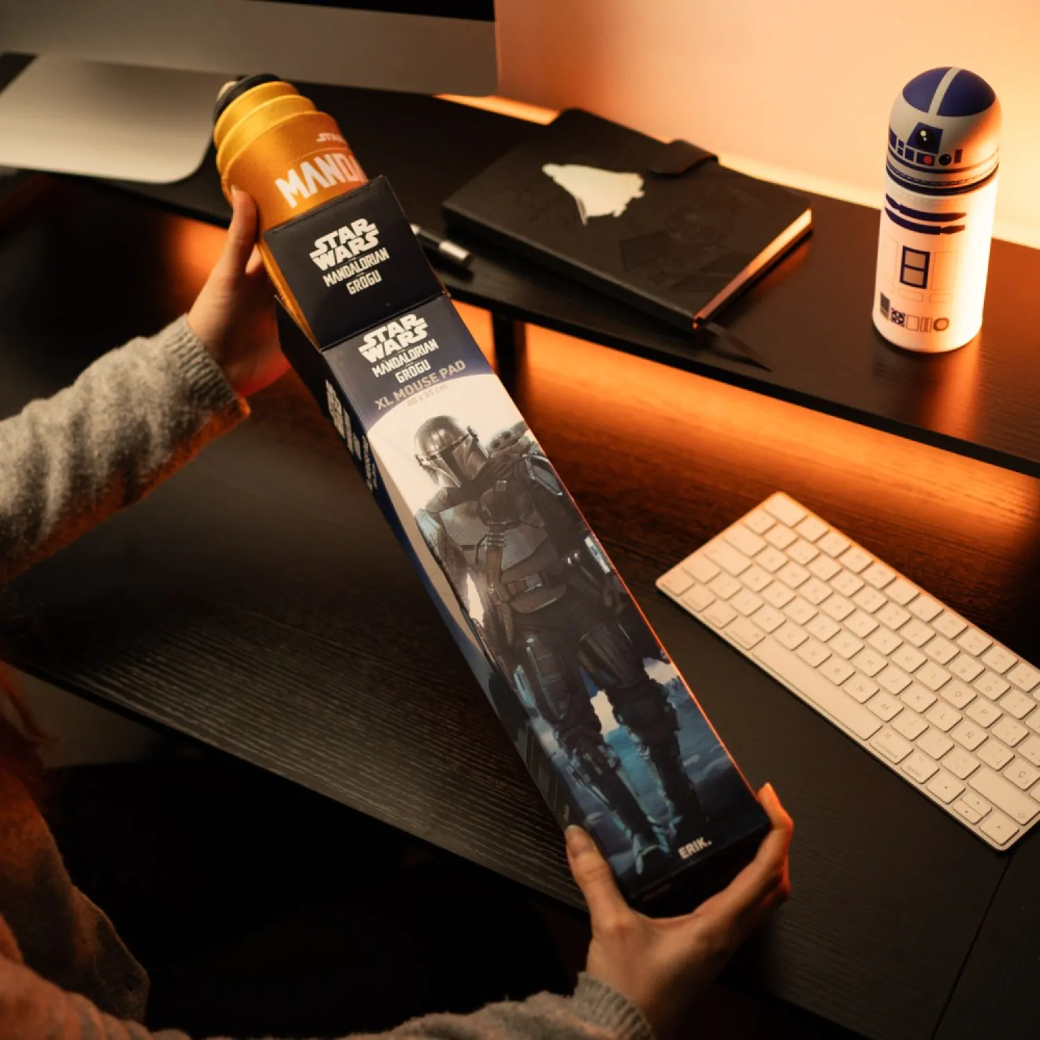 Star Wars: The Mandalorian and Grogu XL Pad de mouse 80 x 35 cm poza produsului