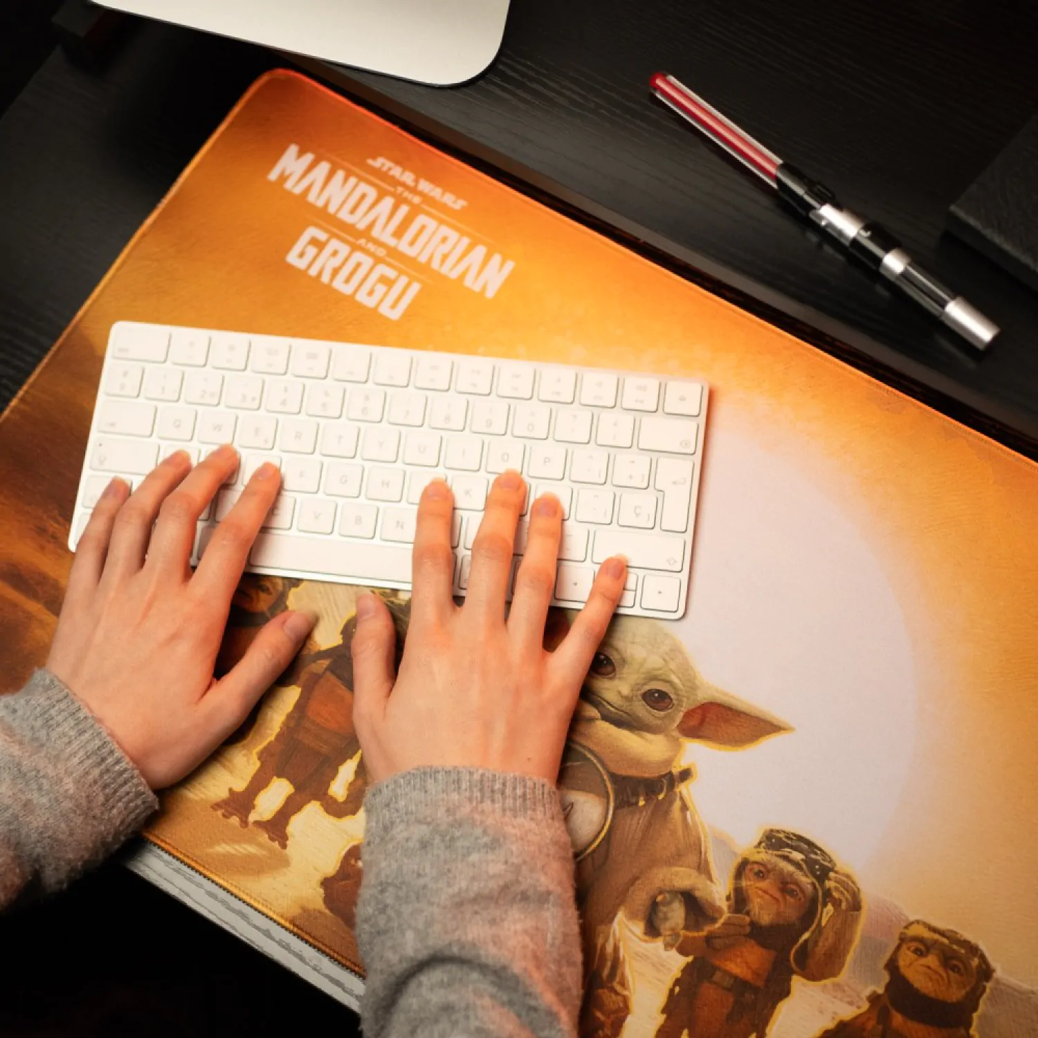 Star Wars: The Mandalorian and Grogu XL Pad de mouse 80 x 35 cm poza produsului