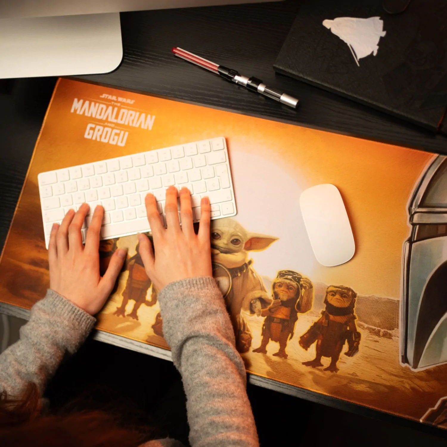 Star Wars: The Mandalorian and Grogu XL Pad de mouse 80 x 35 cm poza produsului