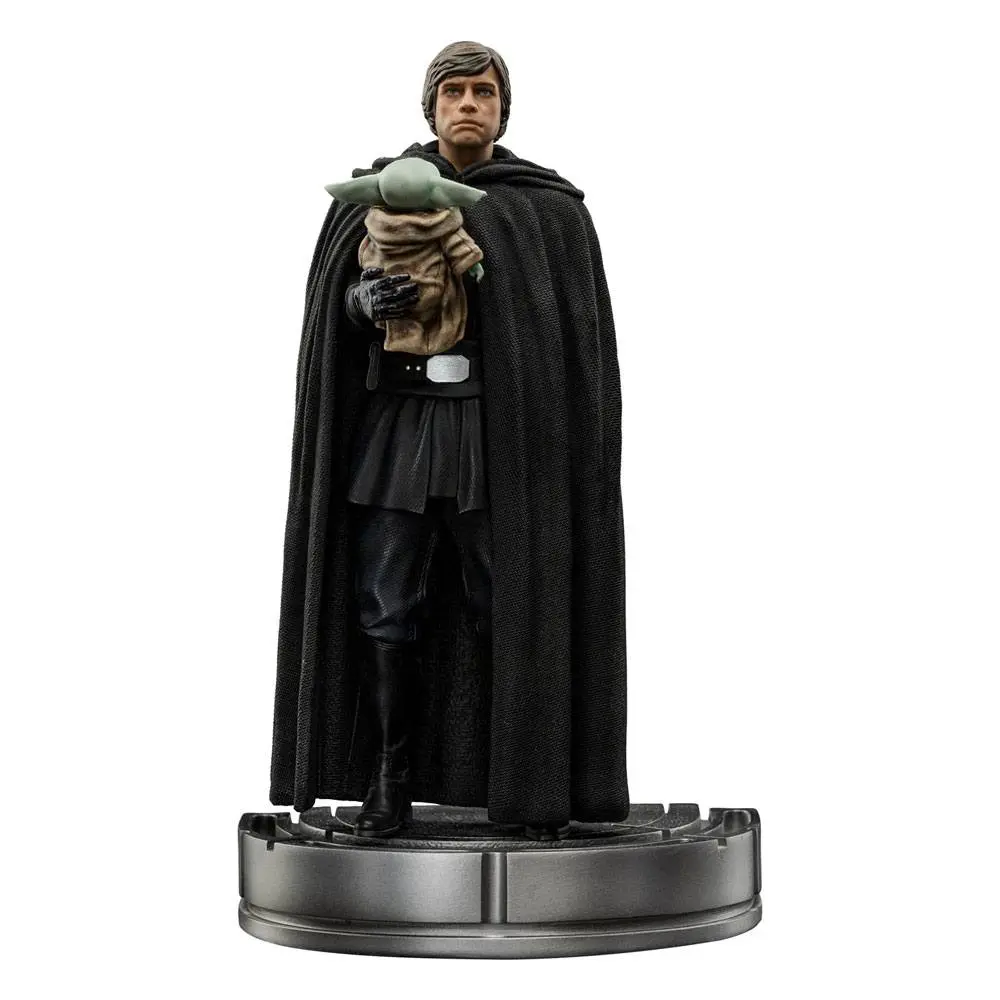 Star Wars The Mandalorian Statuie Scară Artă 1/10 Luke Skywalker și Grogu 21 cm poza produsului