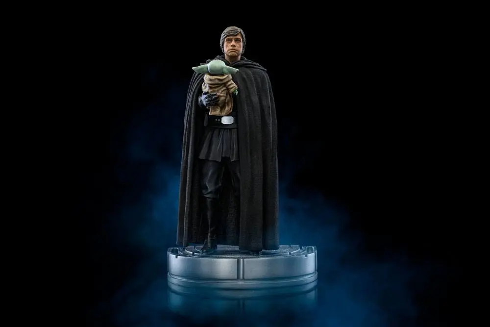 Star Wars The Mandalorian Statuie Scară Artă 1/10 Luke Skywalker și Grogu 21 cm poza produsului