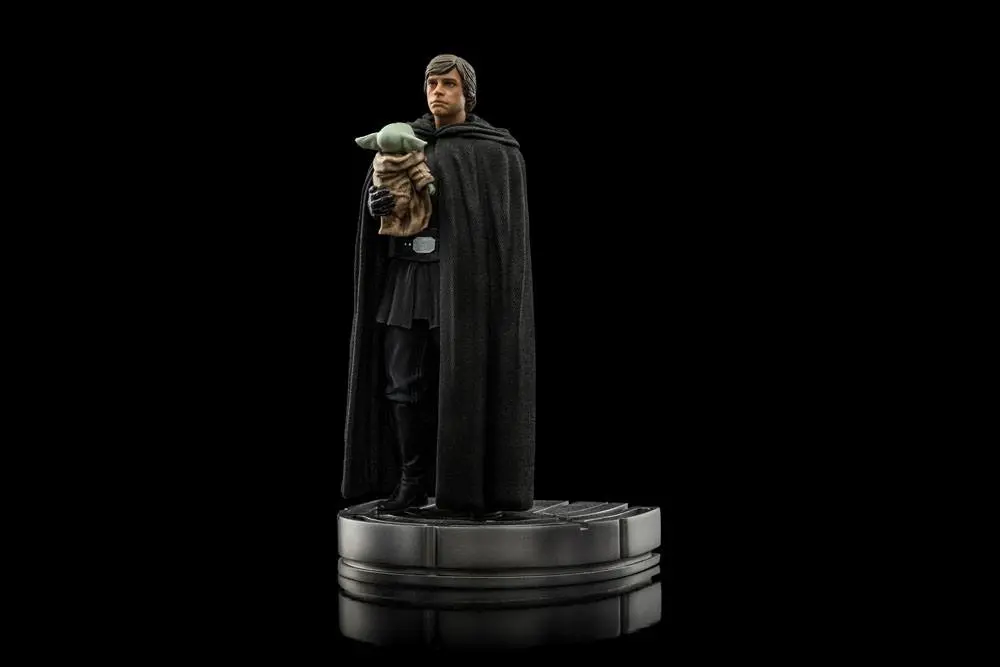 Star Wars The Mandalorian Statuie Scară Artă 1/10 Luke Skywalker și Grogu 21 cm poza produsului