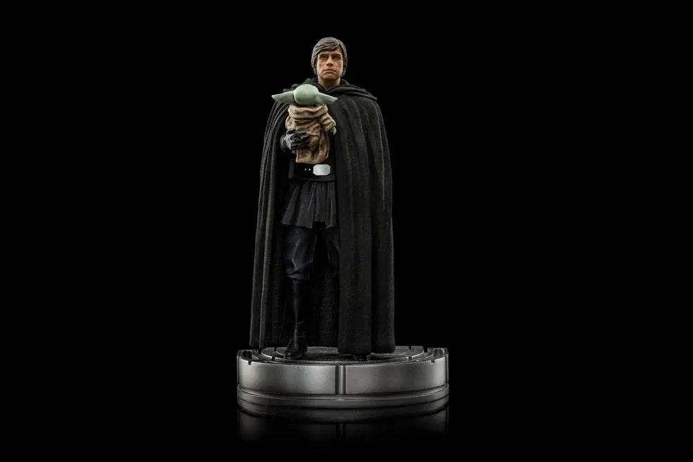 Star Wars The Mandalorian Statuie Scară Artă 1/10 Luke Skywalker și Grogu 21 cm poza produsului