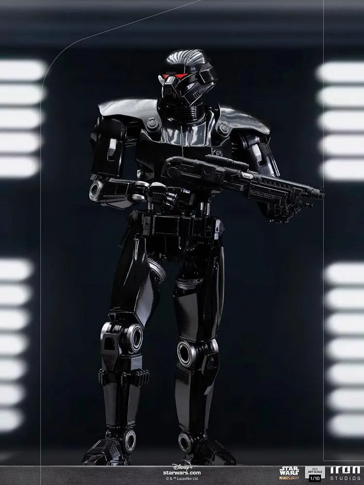 Statuie Star Wars The Mandalorian BDS Art Scale 1/10 Dark Trooper 24 cm poza produsului