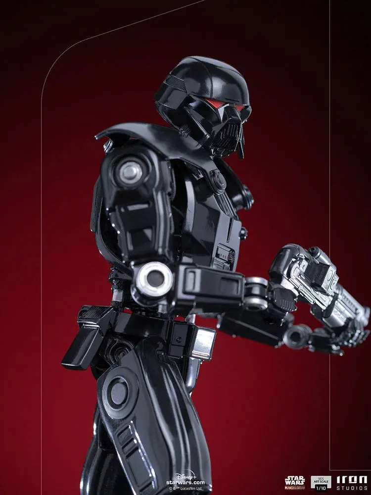 Statuie Star Wars The Mandalorian BDS Art Scale 1/10 Dark Trooper 24 cm poza produsului