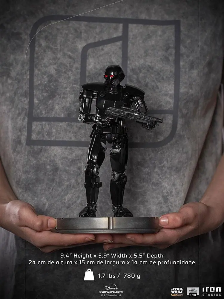 Statuie Star Wars The Mandalorian BDS Art Scale 1/10 Dark Trooper 24 cm poza produsului