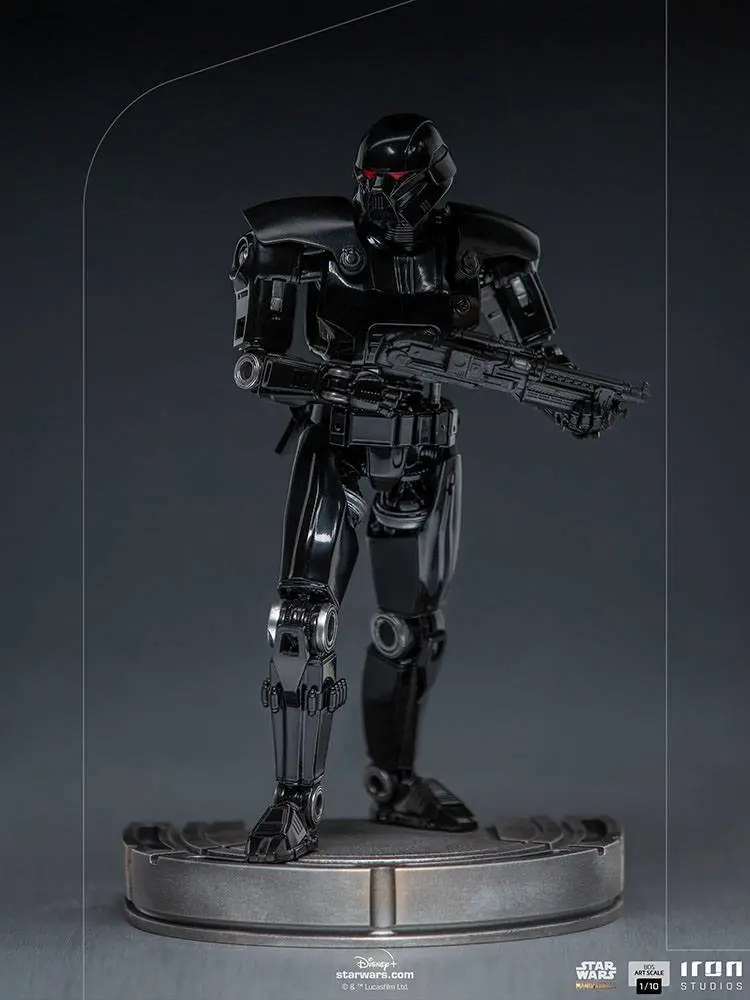 Statuie Star Wars The Mandalorian BDS Art Scale 1/10 Dark Trooper 24 cm poza produsului