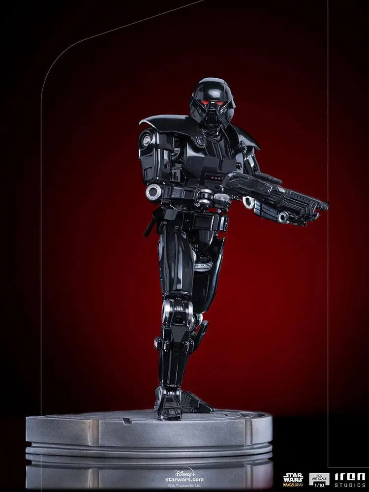 Statuie Star Wars The Mandalorian BDS Art Scale 1/10 Dark Trooper 24 cm poza produsului