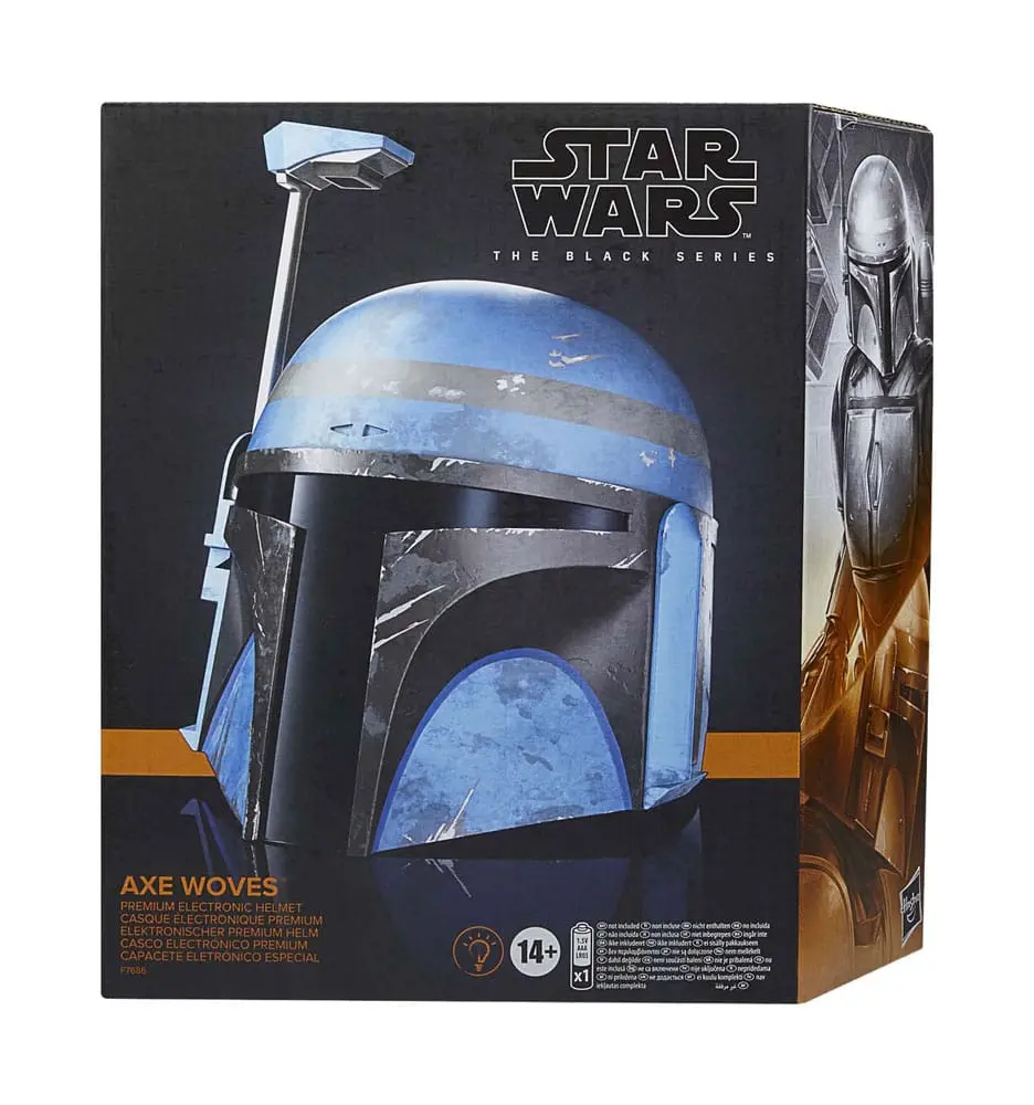 Star Wars: The Mandalorian Black Series Cască Electronică Axe Woves poza produsului
