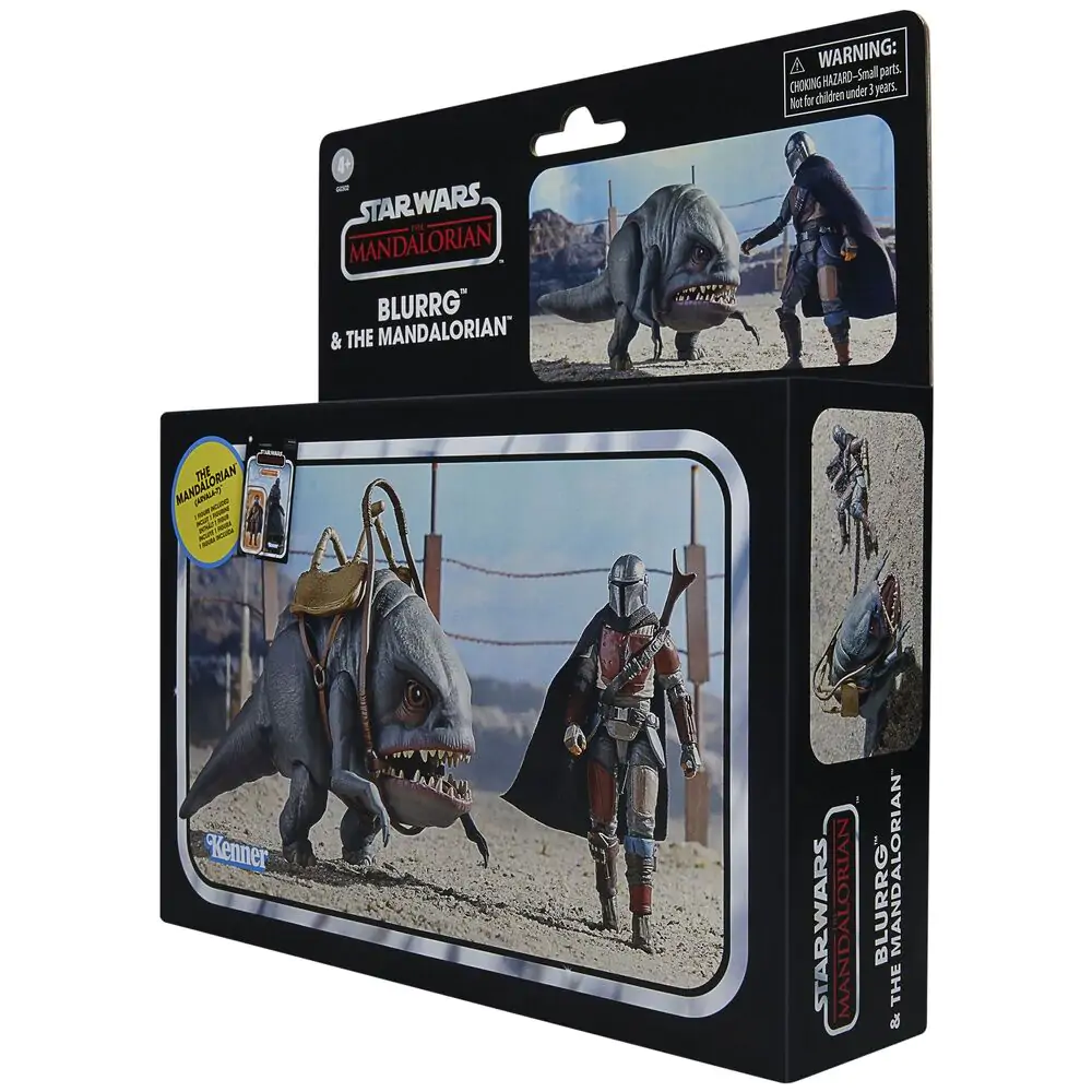 Star Wars The Mandalorian - Blurrg & Mandalorian set 2 figurine 9,5cm poza produsului