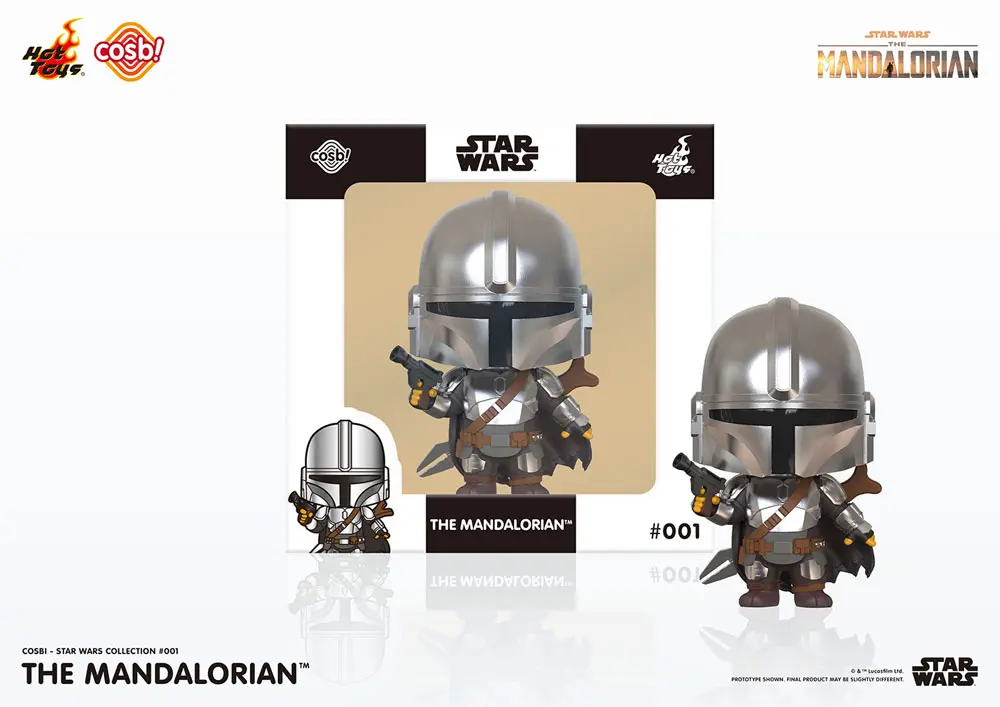 Star Wars: The Mandalorian Cosbi Mini Figure The Mandalorian 8 cm figurină mini poza produsului