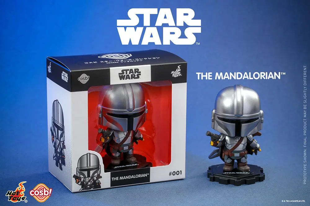 Star Wars: The Mandalorian Cosbi Mini Figure The Mandalorian 8 cm figurină mini poza produsului