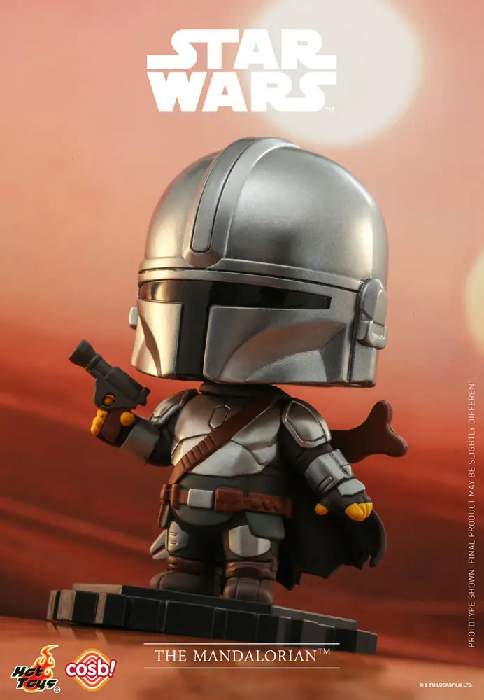 Star Wars: The Mandalorian Cosbi Mini Figure The Mandalorian 8 cm figurină mini poza produsului