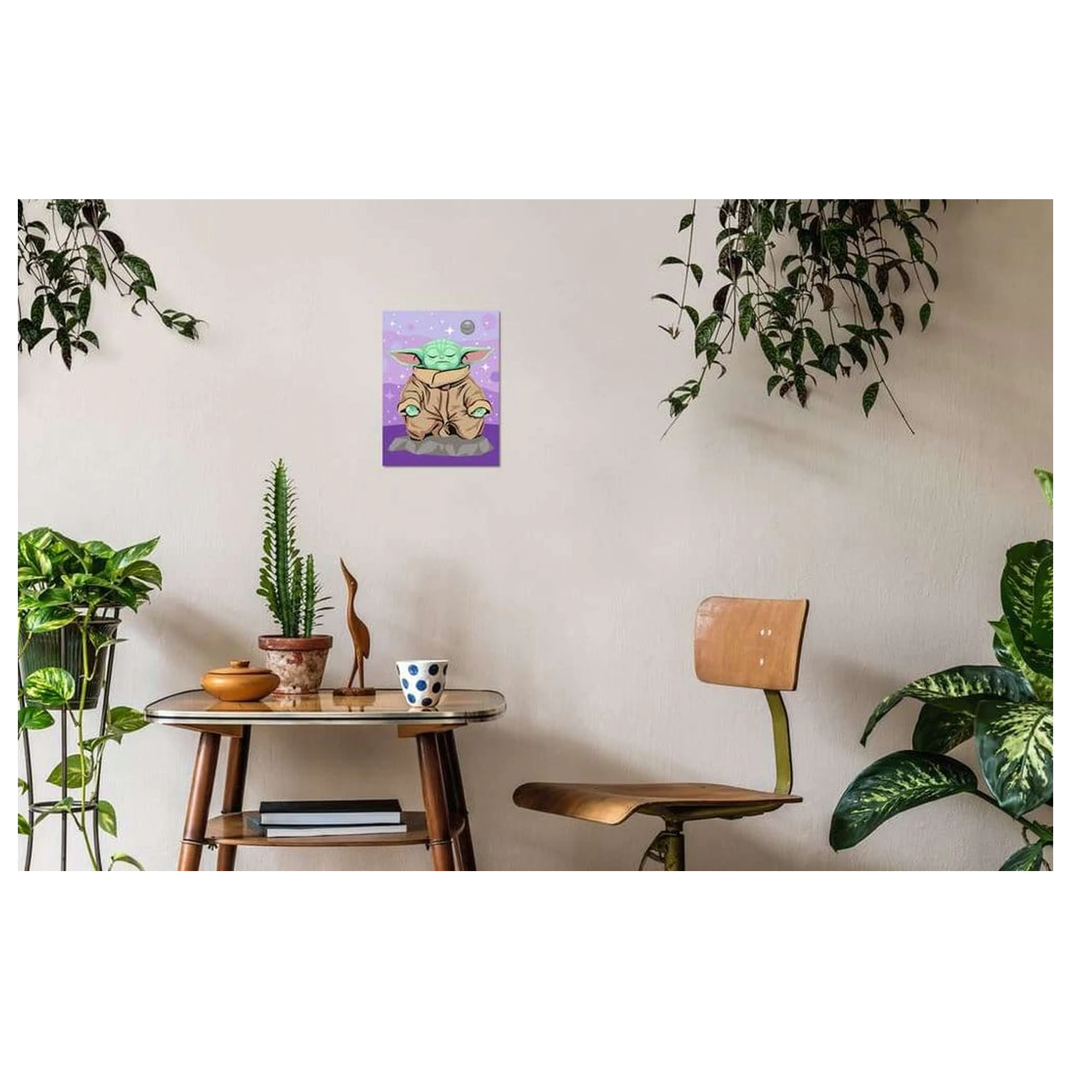 Star Wars: The Mandalorian CreArt Pictura pe Numere Meditating Grogu poza produsului