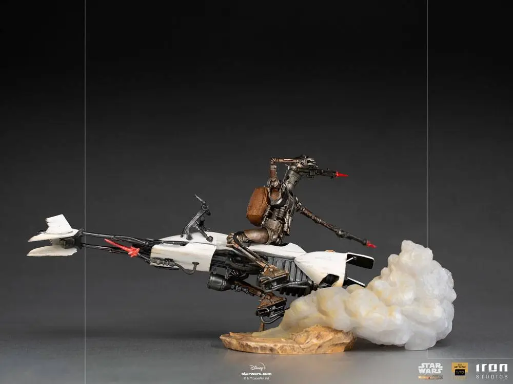 Star Wars The Mandalorian Statuie Scara Artistica Deluxe 1/10 IG-11 & The Child 20 cm poza produsului