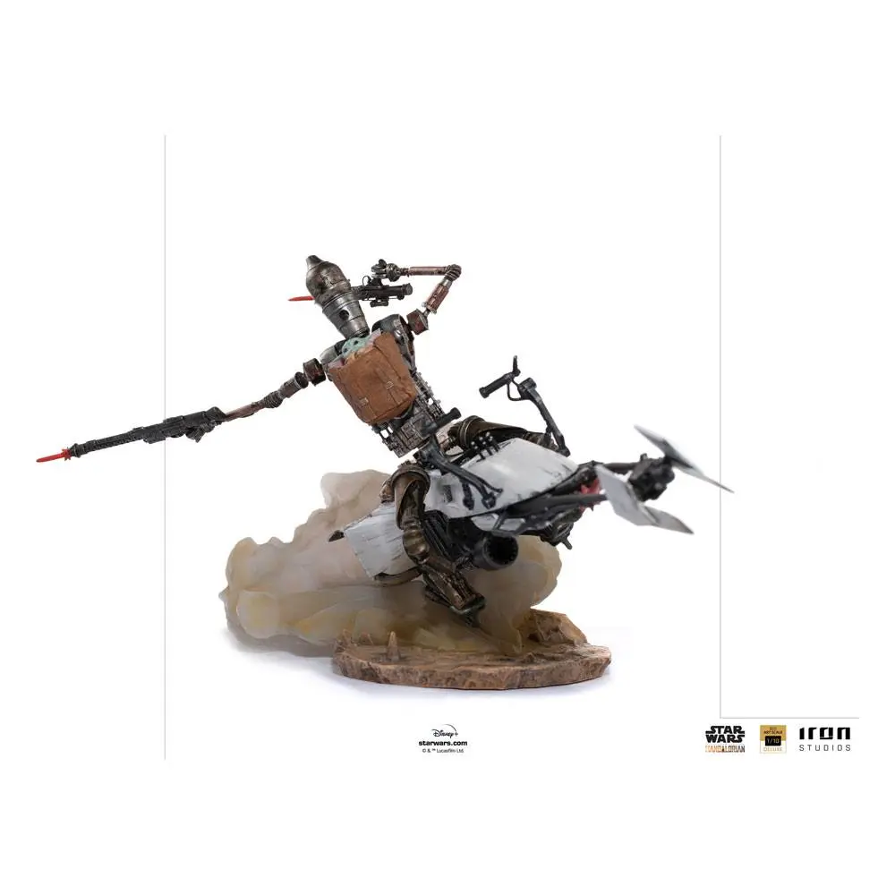 Star Wars The Mandalorian Statuie Scara Artistica Deluxe 1/10 IG-11 & The Child 20 cm poza produsului
