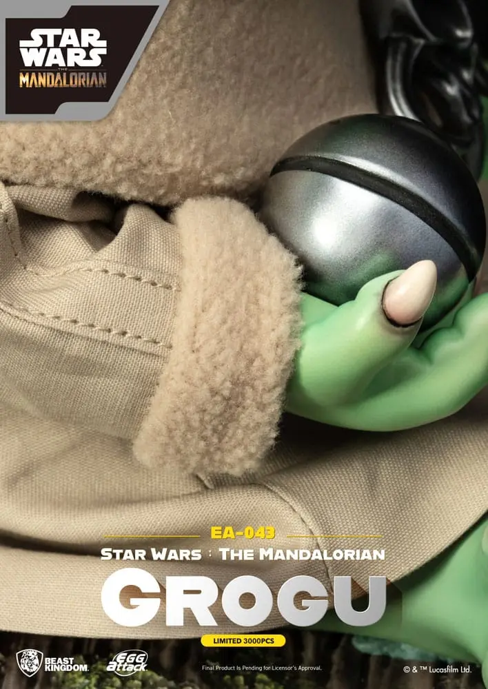 Star Wars: The Mandalorian Statuie Egg Attack Grogu 18 cm poza produsului