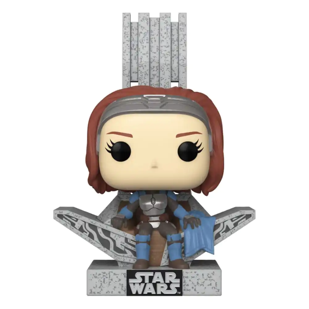 Star Wars: The Mandalorian POP! Figurina Vinyl Deluxe Bo Katan w/Throne 9 cm poza produsului