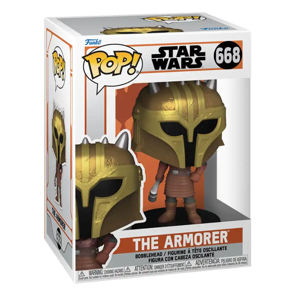 Star Wars: The Mandalorian POP! Figurina Vinyl The Amorer 9 cm poza produsului