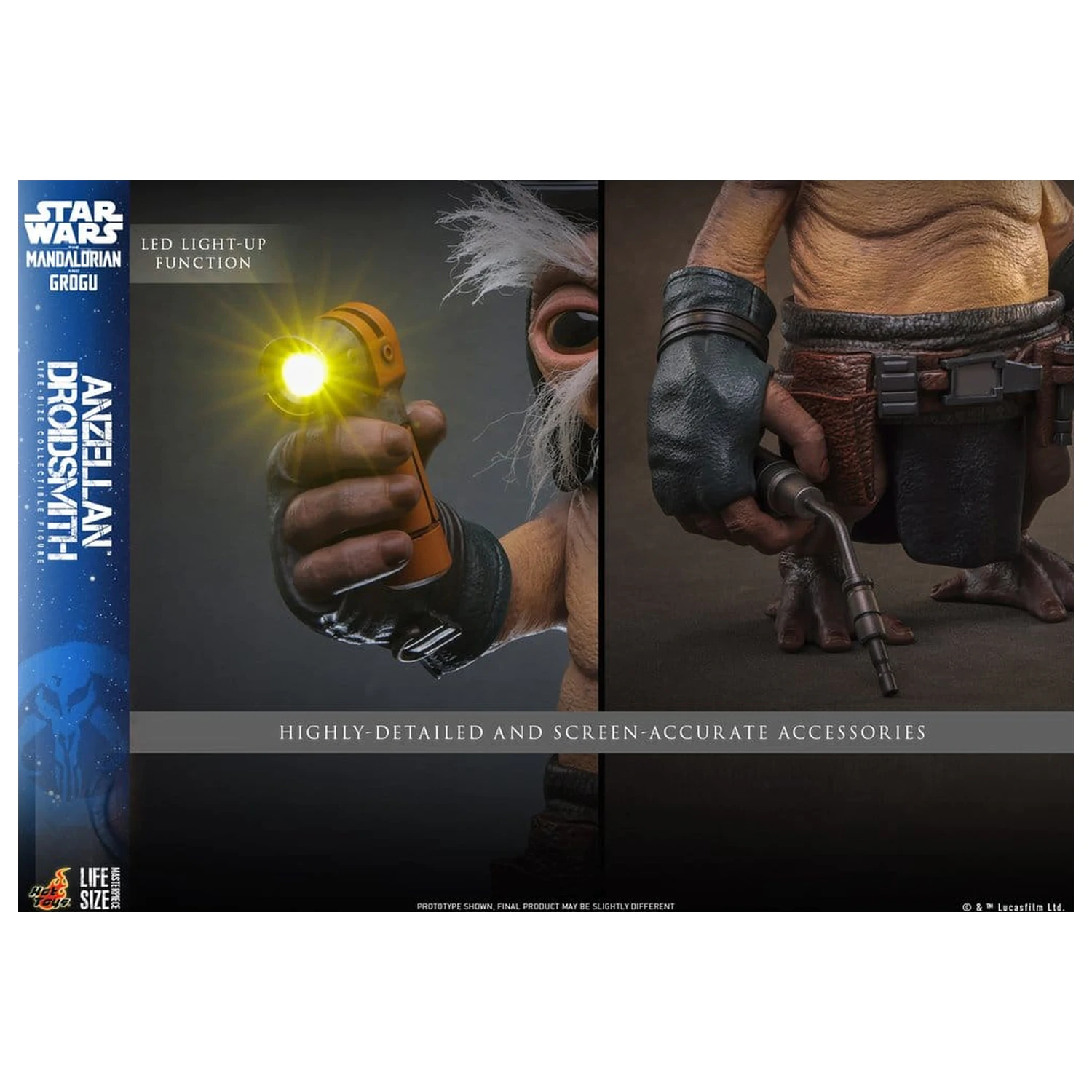 Star Wars: The Mandalorian & Grogu Life-Size Figura Droidsmith Anzellan 27 cm poza produsului