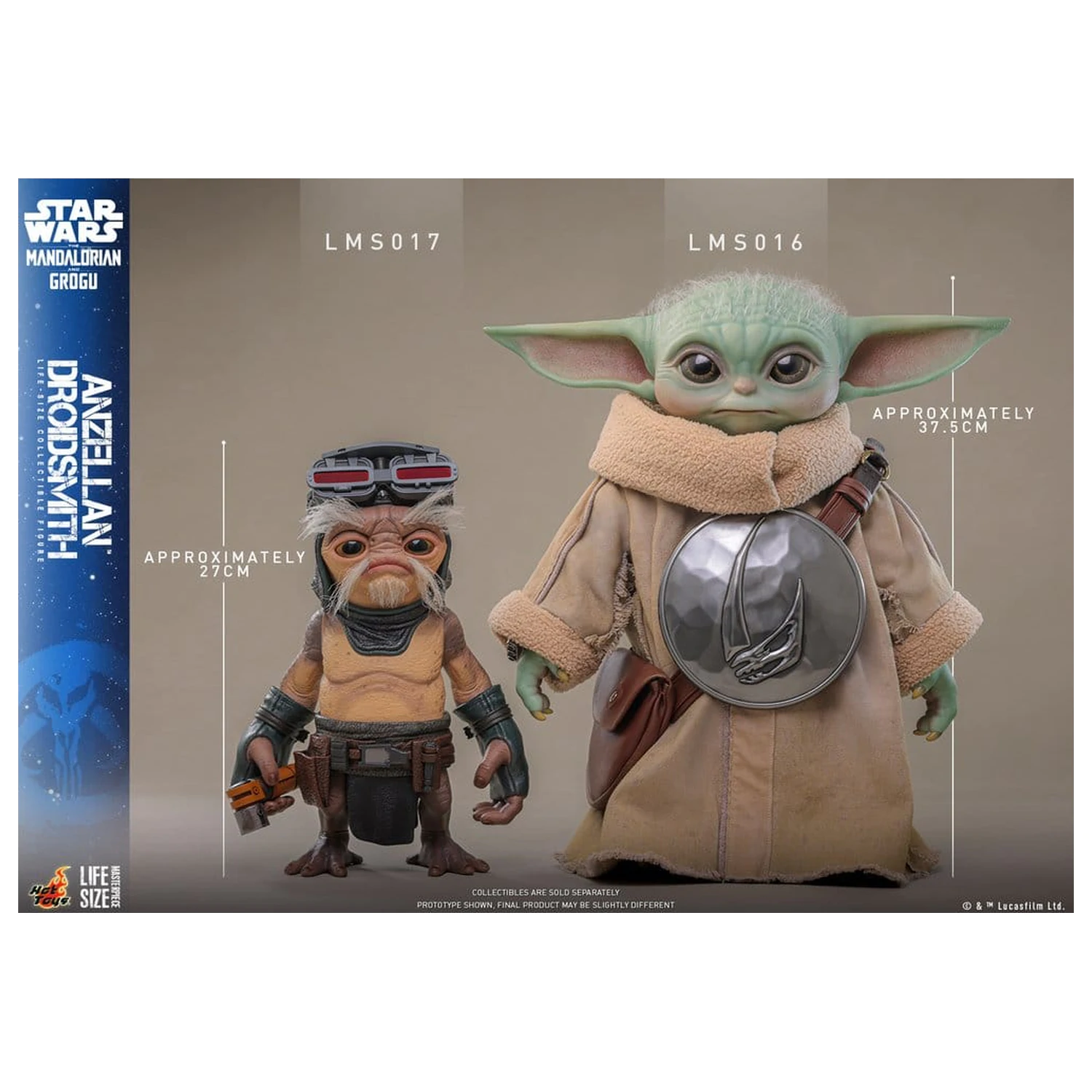 Star Wars: The Mandalorian & Grogu Life-Size Figura Droidsmith Anzellan 27 cm poza produsului