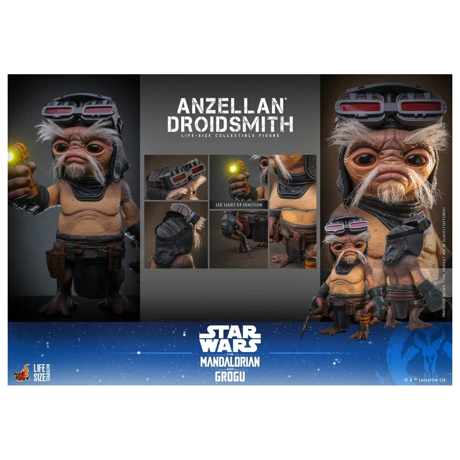 Star Wars: The Mandalorian & Grogu Life-Size Figura Droidsmith Anzellan 27 cm poza produsului