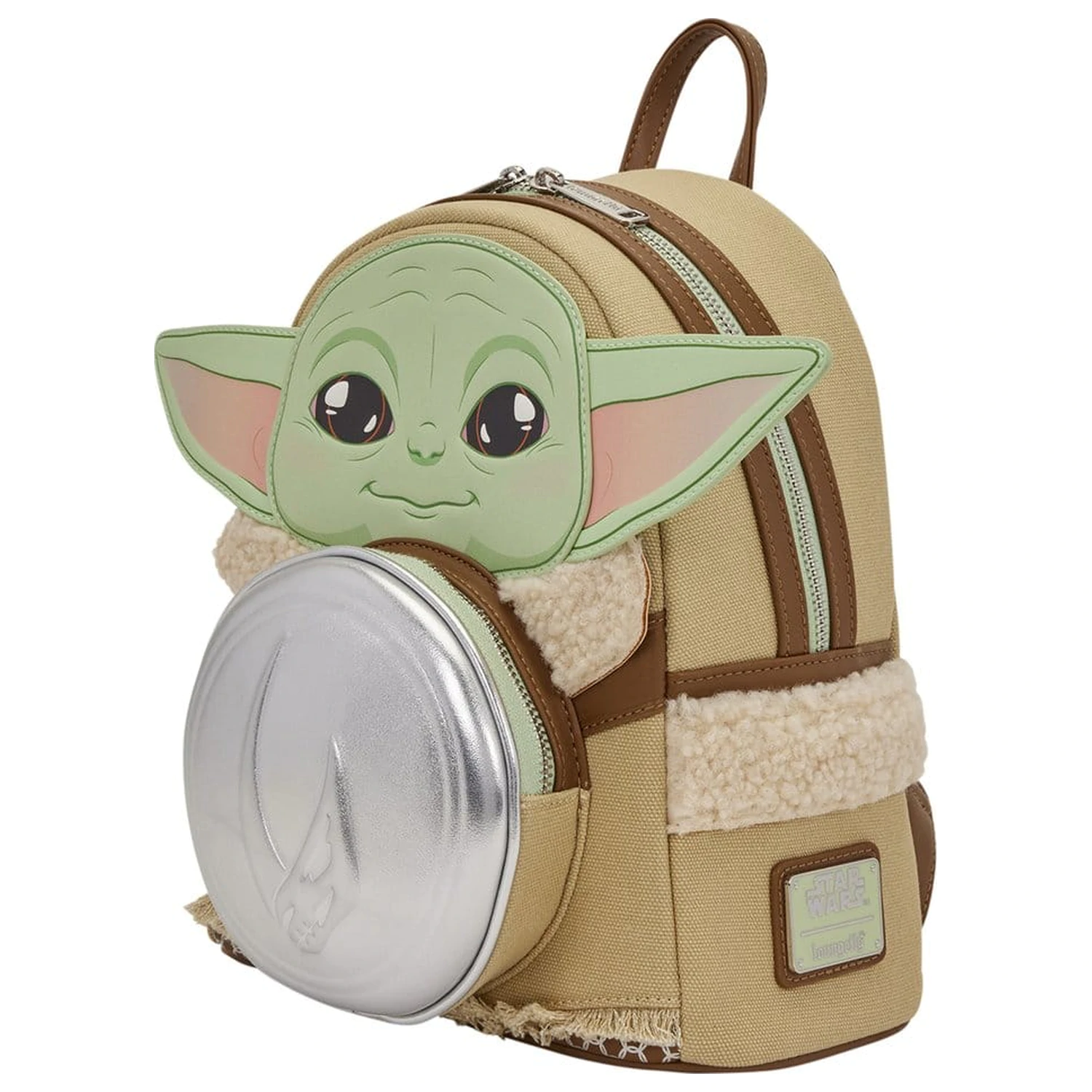 Star Wars: The Mandalorian by Loungefly Mini Rucsac Grogu & Anzellan poza produsului