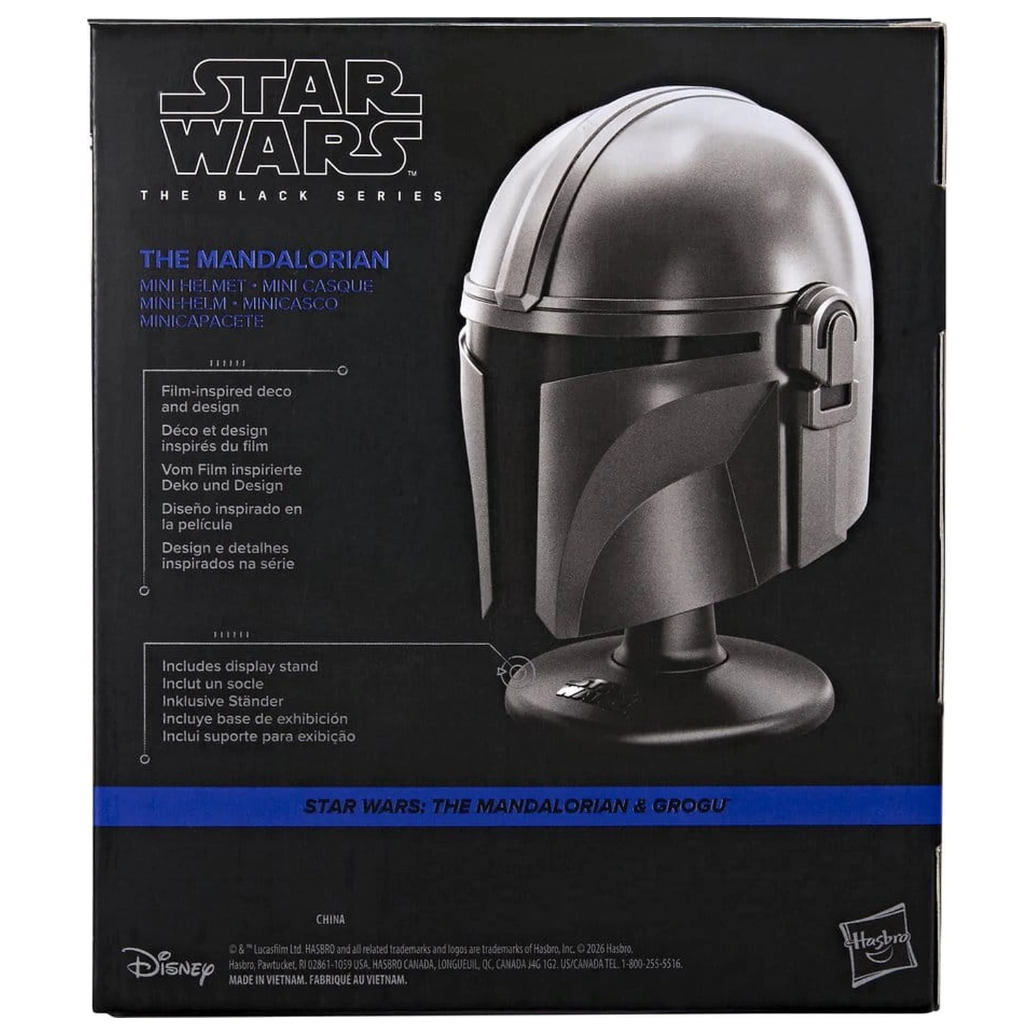 Star Wars: The Mandalorian & Grogu Cască Mini Black Series The Mandalorian poza produsului