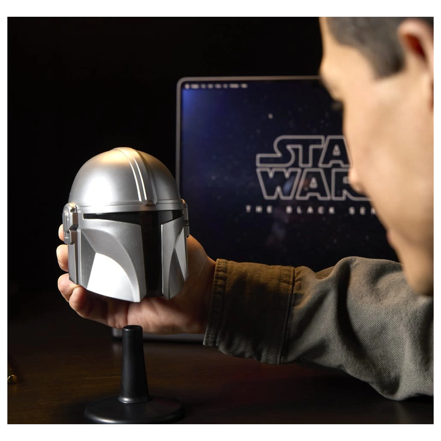 Star Wars: The Mandalorian & Grogu Cască Mini Black Series The Mandalorian poza produsului
