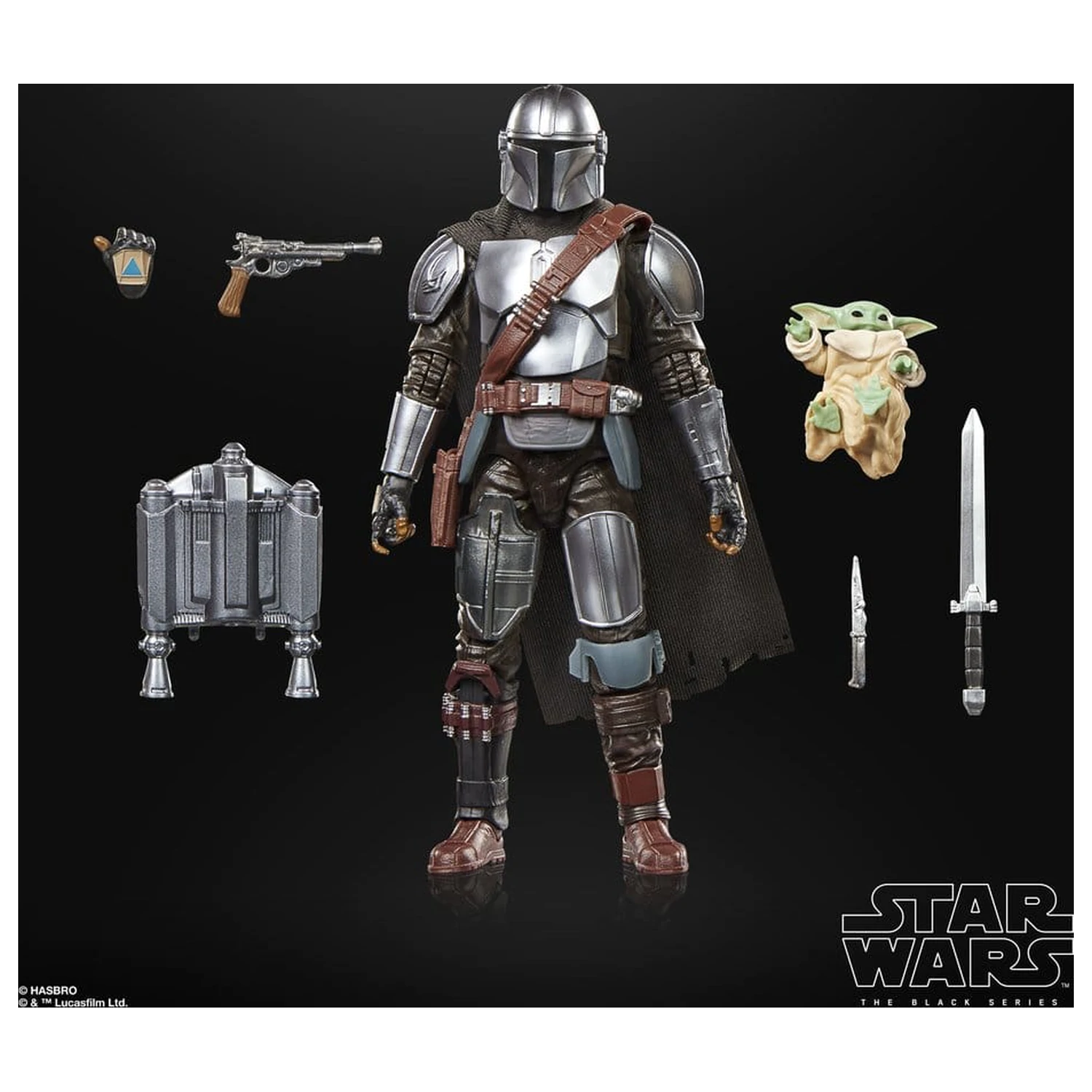 Star Wars: The Mandalorian & Grogu Black Series figurină de acțiune The Mandalorian & Grogu 15 cm [AMBALAJ DETERIORAT] poza produsului