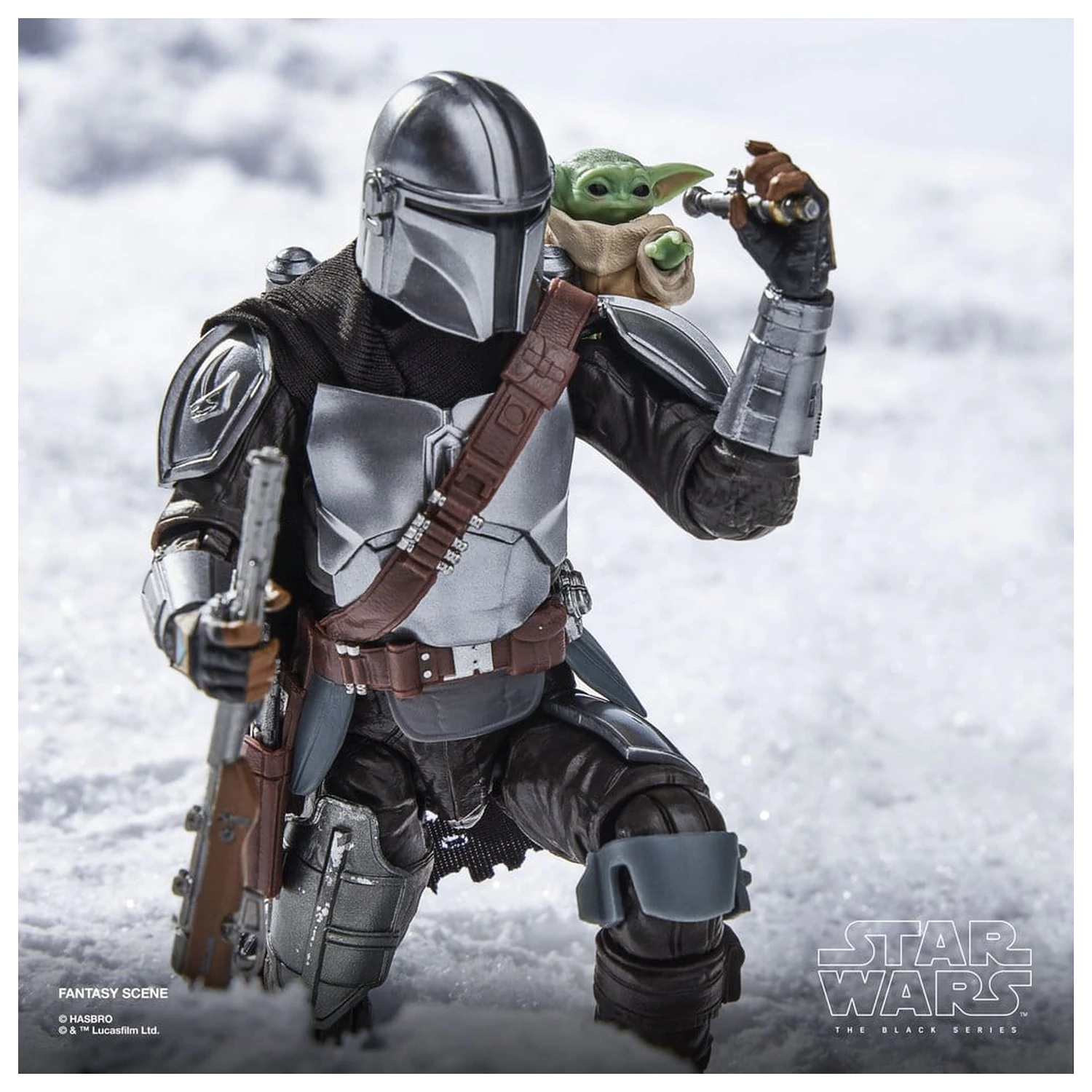 Star Wars: The Mandalorian & Grogu Black Series figurină de acțiune The Mandalorian & Grogu 15 cm [AMBALAJ DETERIORAT] poza produsului