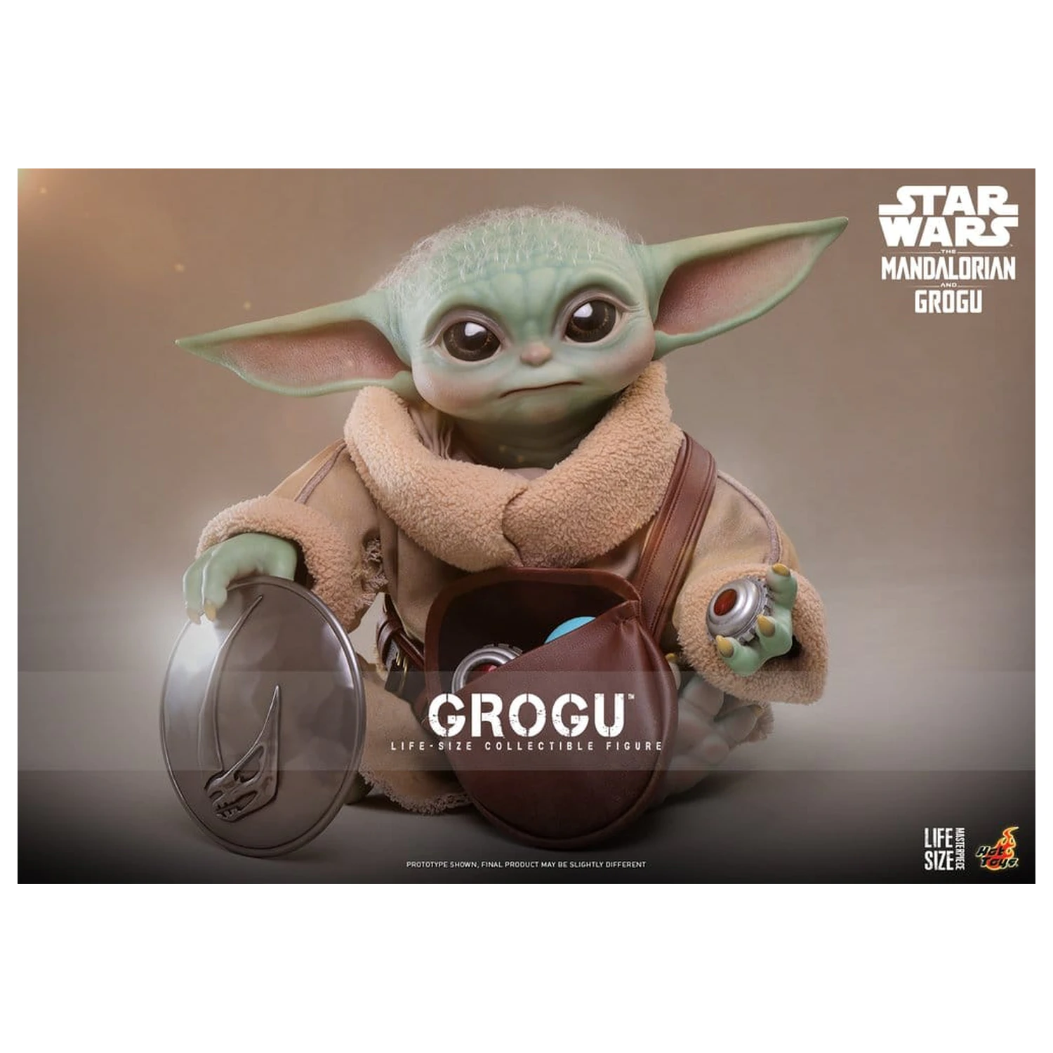 Star Wars: The Mandalorian & Grogu Life-Size Figura Grogu 38 cm poza produsului