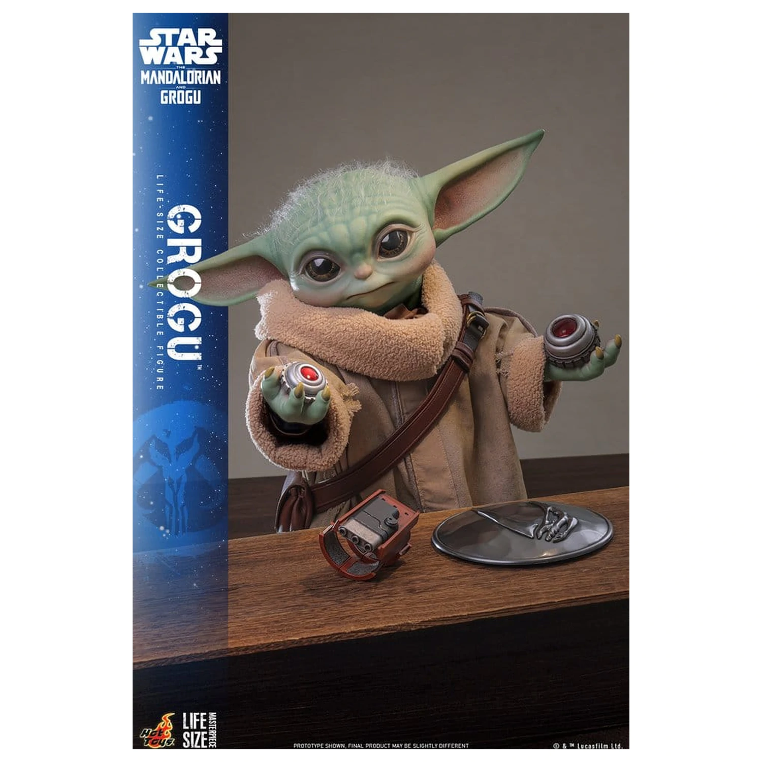 Star Wars: The Mandalorian & Grogu Life-Size Figura Grogu 38 cm poza produsului
