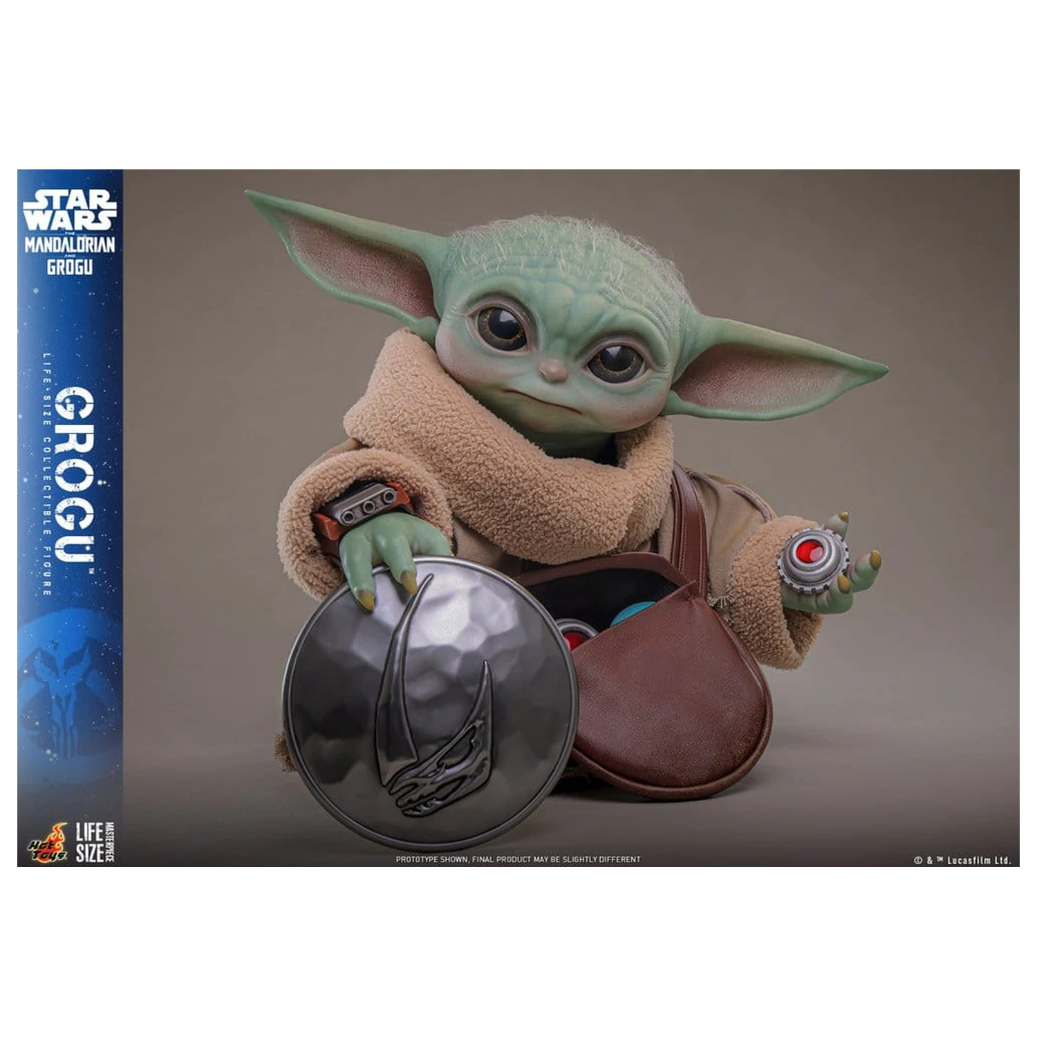Star Wars: The Mandalorian & Grogu Life-Size Figura Grogu 38 cm poza produsului