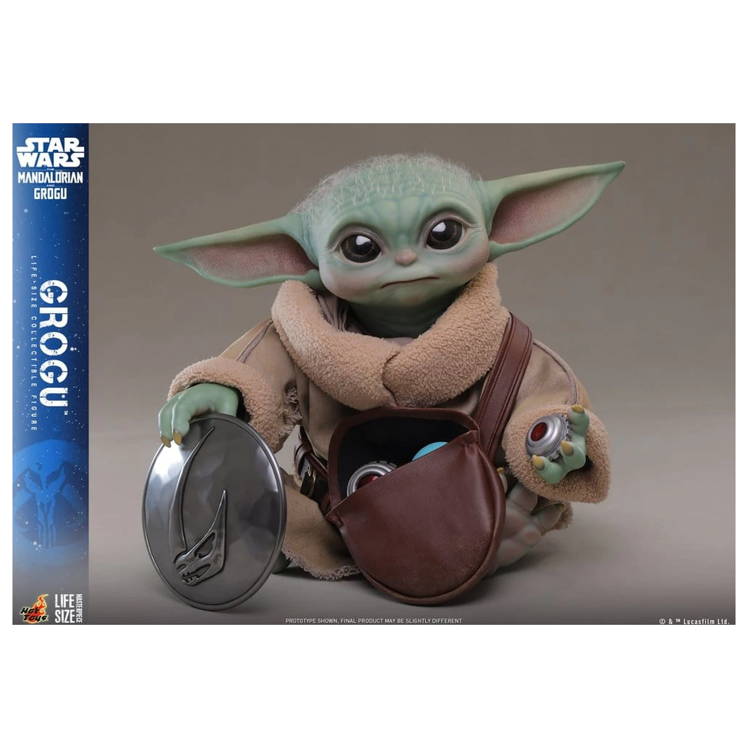 Star Wars: The Mandalorian & Grogu Life-Size Figura Grogu 38 cm poza produsului