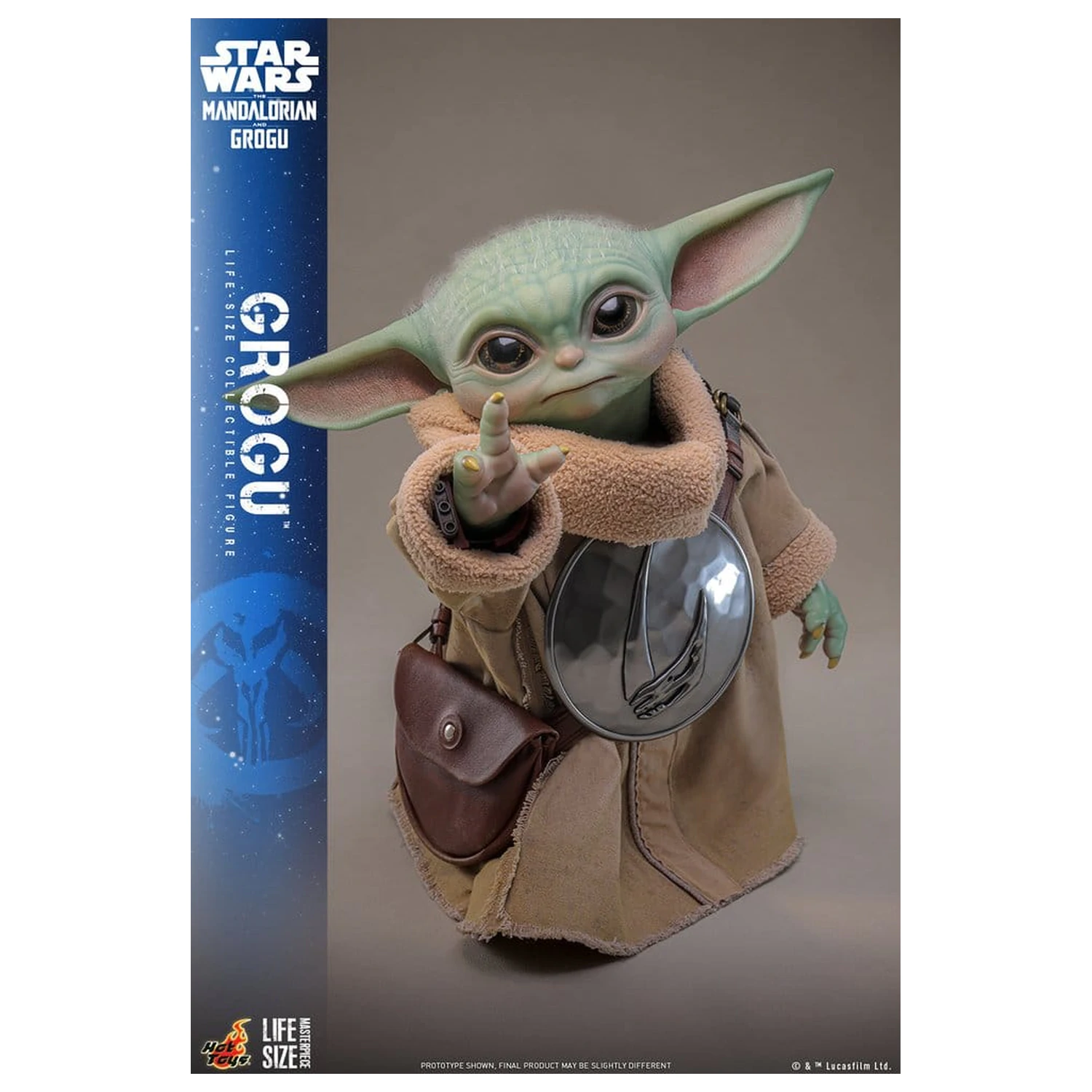 Star Wars: The Mandalorian & Grogu Life-Size Figura Grogu 38 cm poza produsului