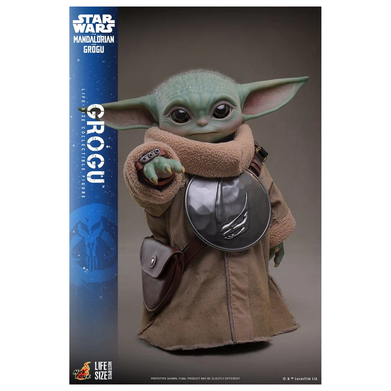 Star Wars: The Mandalorian & Grogu Life-Size Figura Grogu 38 cm poza produsului