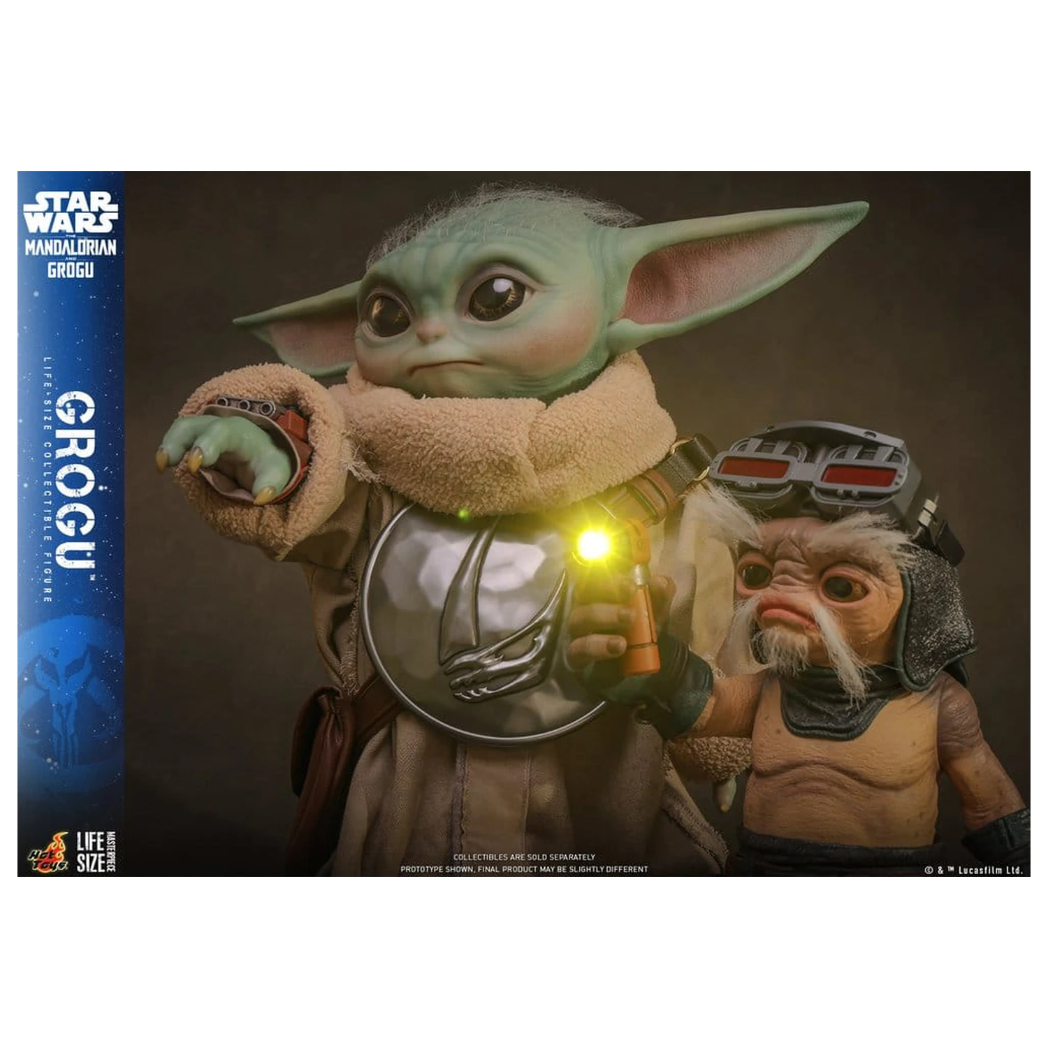 Star Wars: The Mandalorian & Grogu Life-Size Figura Grogu 38 cm poza produsului