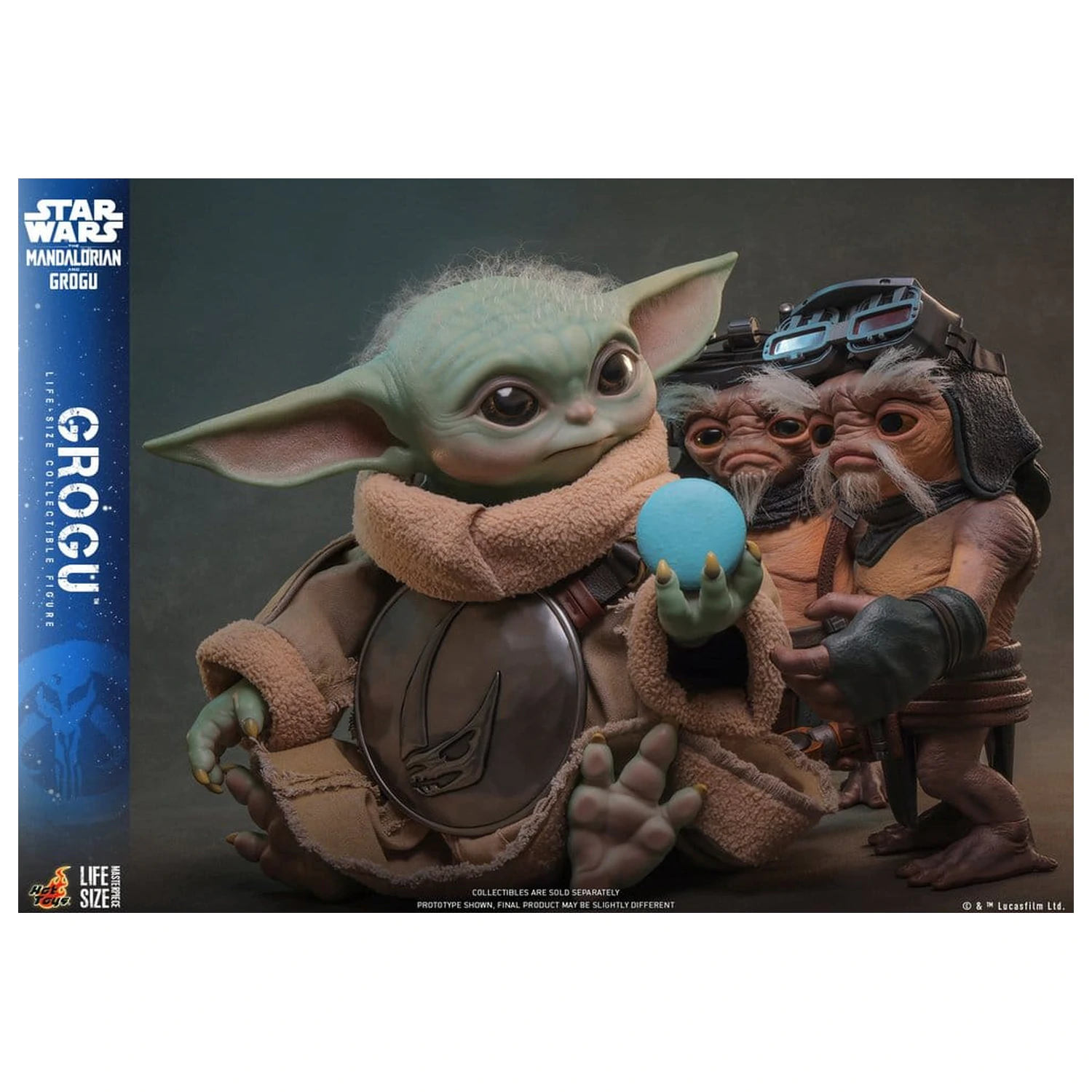 Star Wars: The Mandalorian & Grogu Life-Size Figura Grogu 38 cm poza produsului